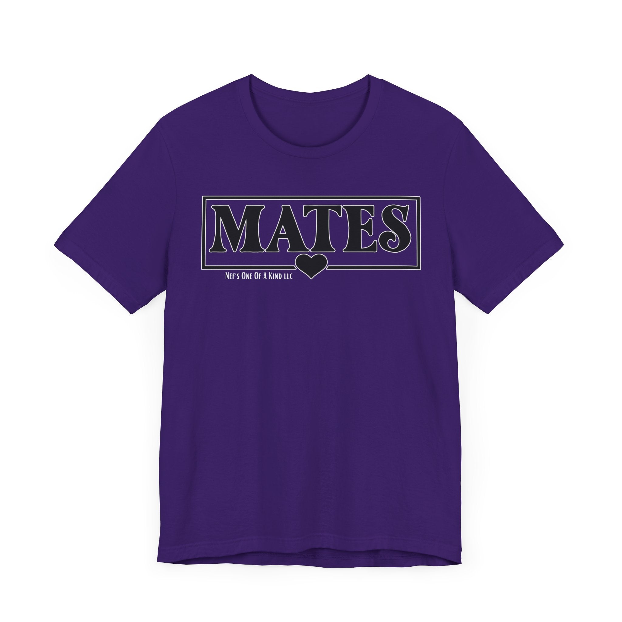 Mates with Soul Valentine Casual Soft Unisex Jersey Crew Neck Short Sleeve Tee