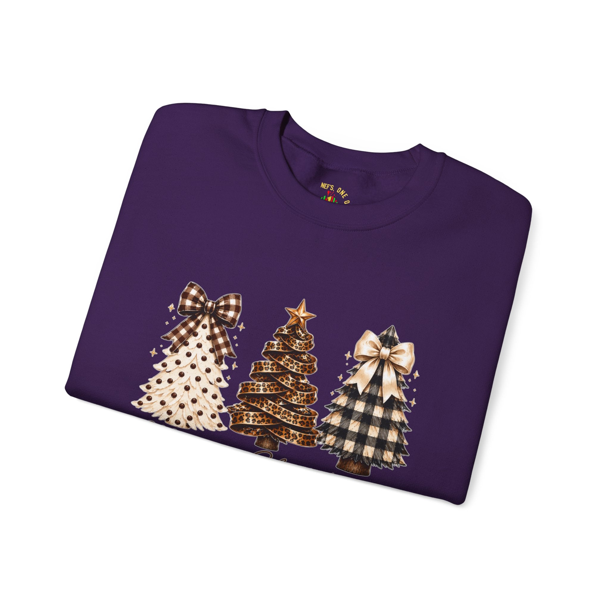 Merry Christmas Christmas Tree Crewneck Sweatshirt
