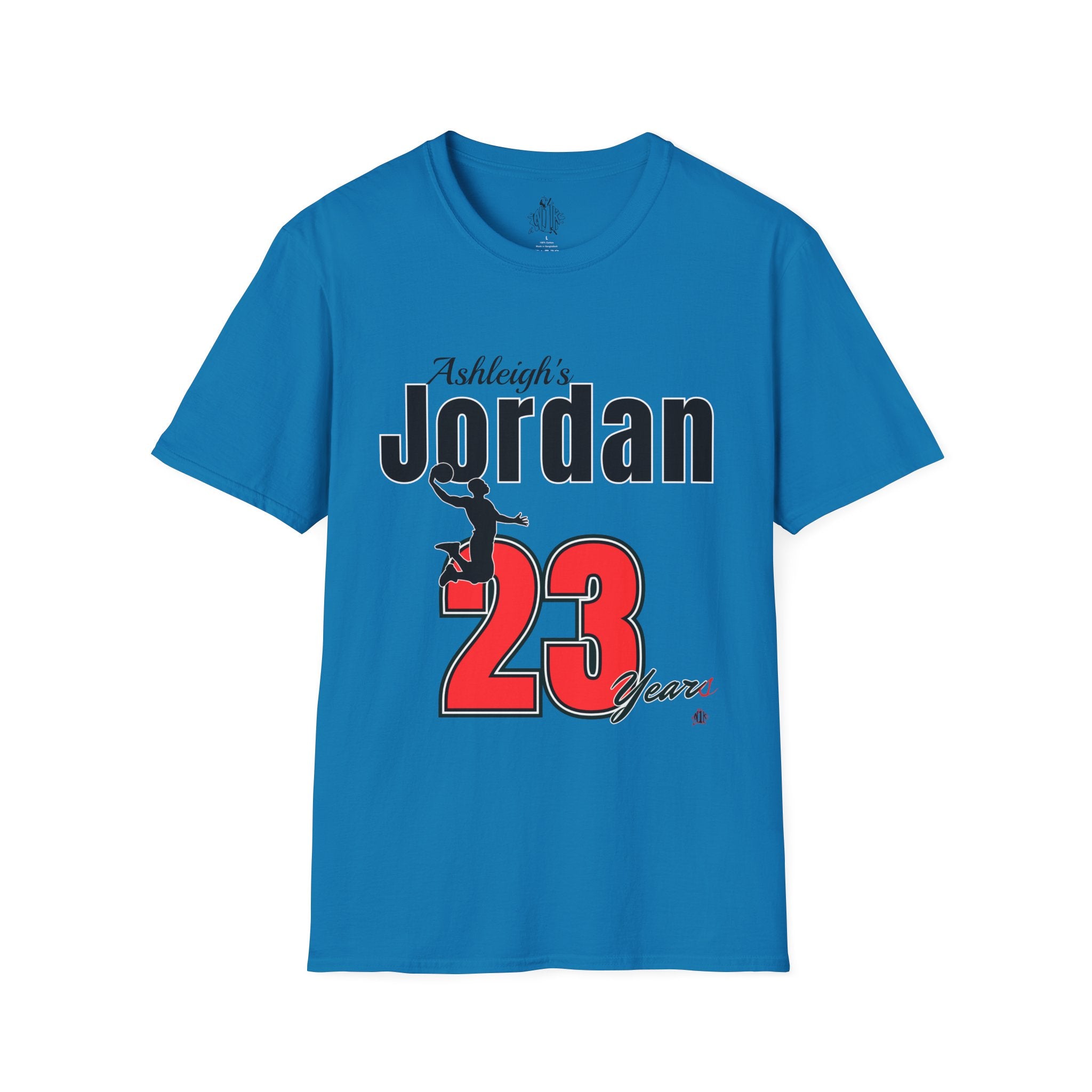 Jordan 23 Basketball Player Name T-Shirt — Personalized Jordan 23' Sport Tee