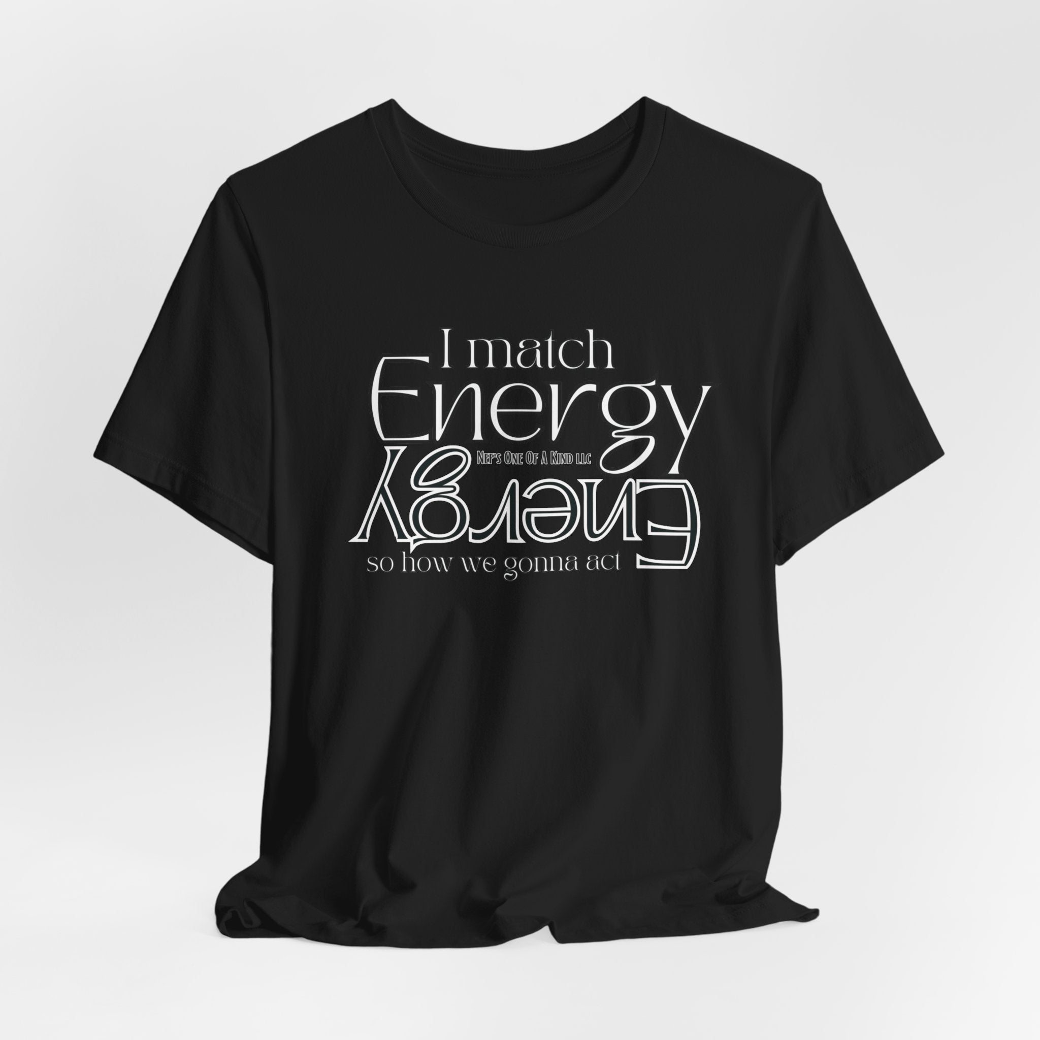 Match Energy Design Unisex Short Sleeve Tee