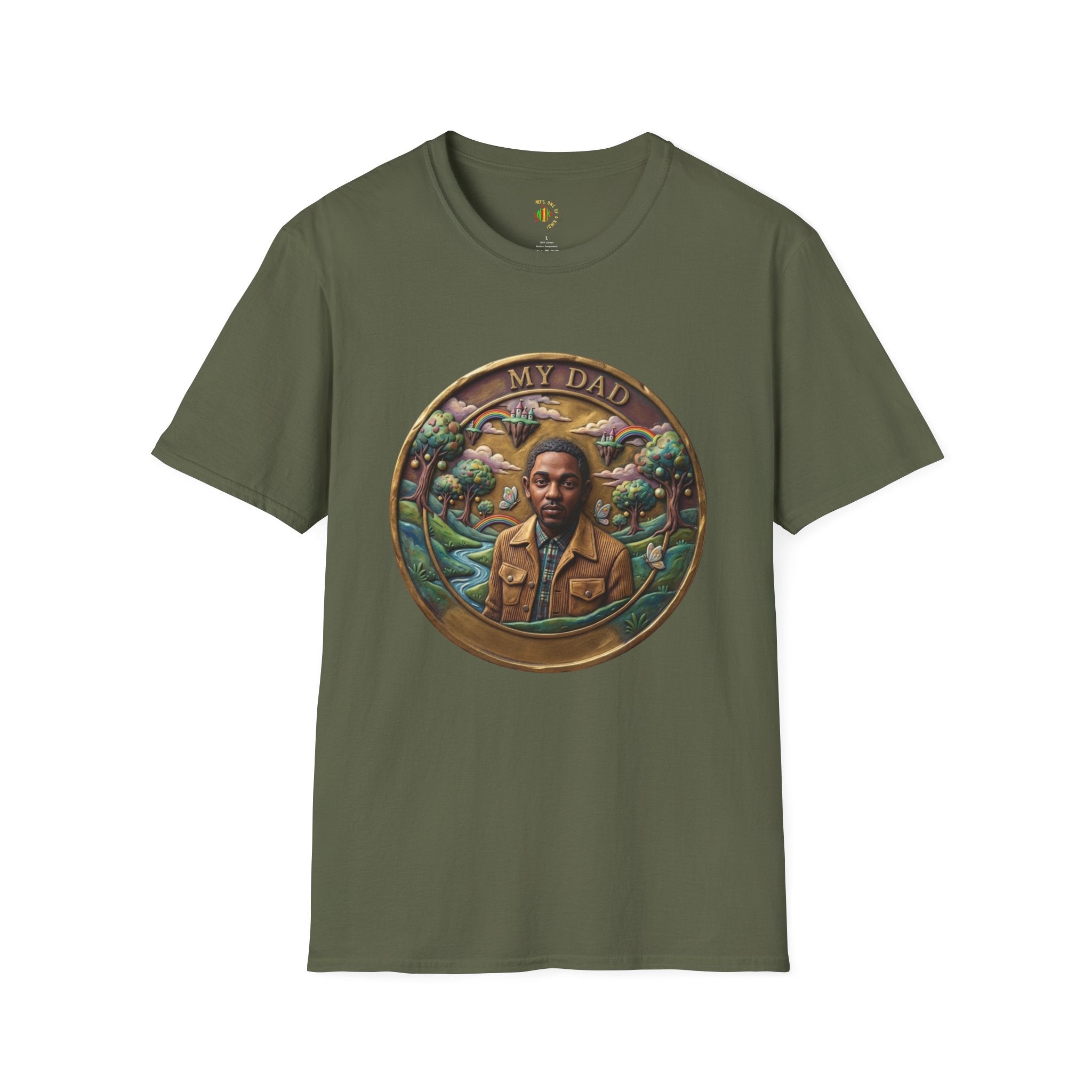 Todd Another Customized My Dad Portrait Coin Tee Graphic T-Shirt