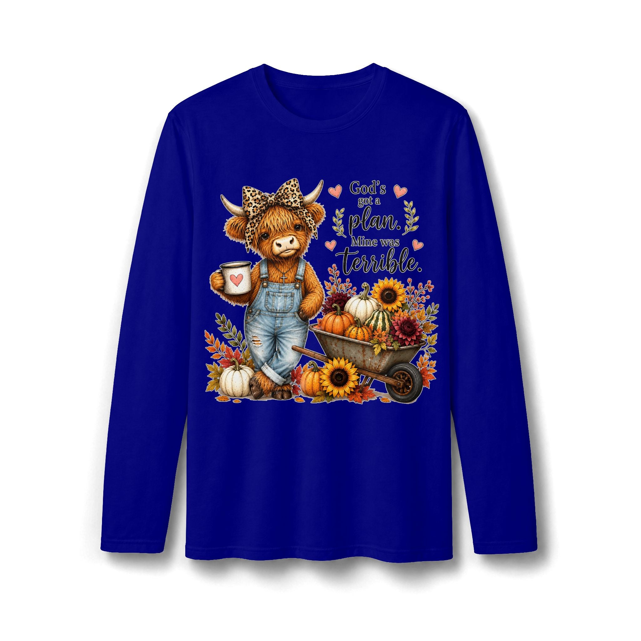 God’s Got a Plan Gingerbread Christmas Long Sleeve T-Shirt