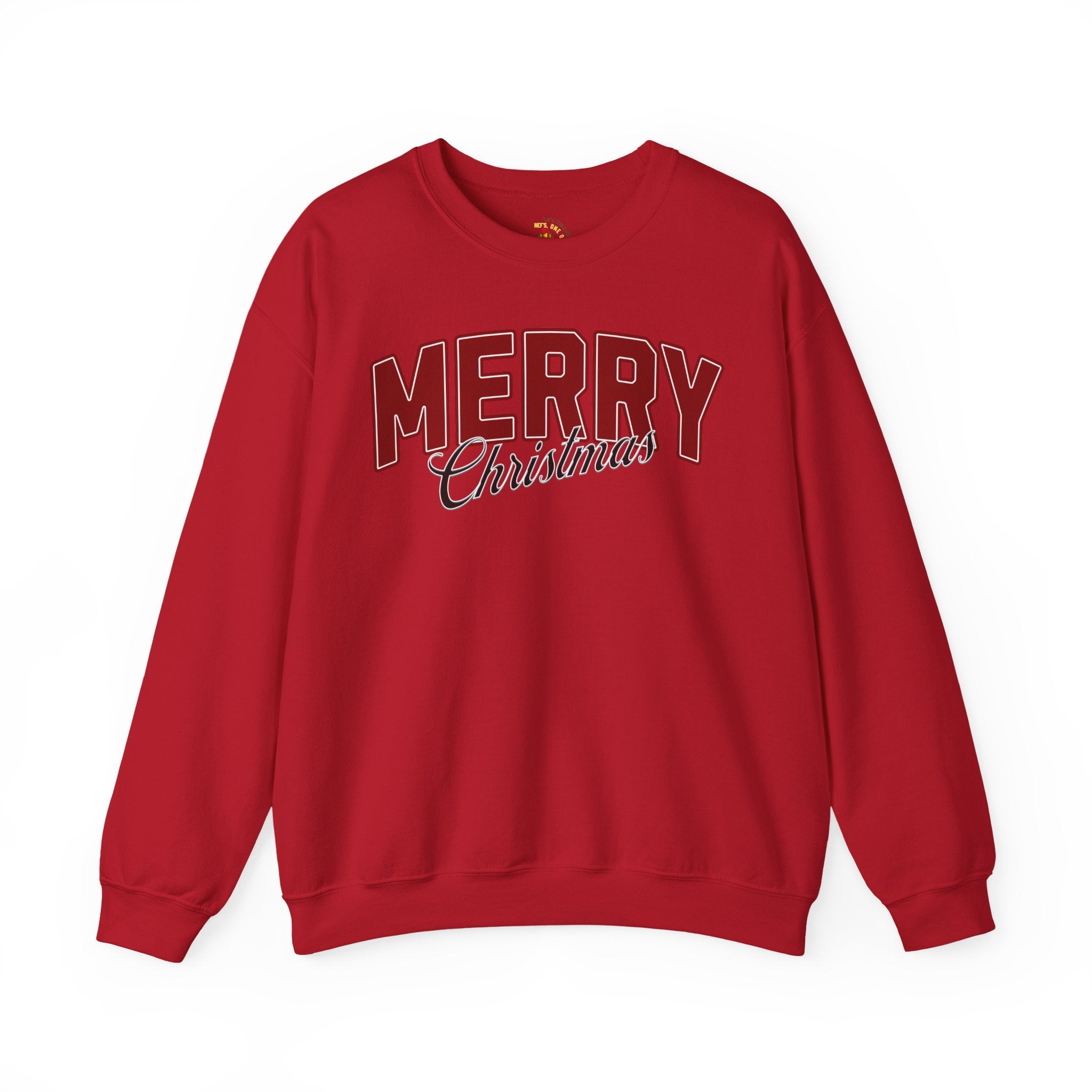 Merry Christmas Personalized Family Name Sweatshirt