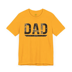 Dad Myth Legend T-Shirt, Unisex Tee, Father's Day Gift, Birthday Gift for Dad, Casual Wear, Family T-Shirt