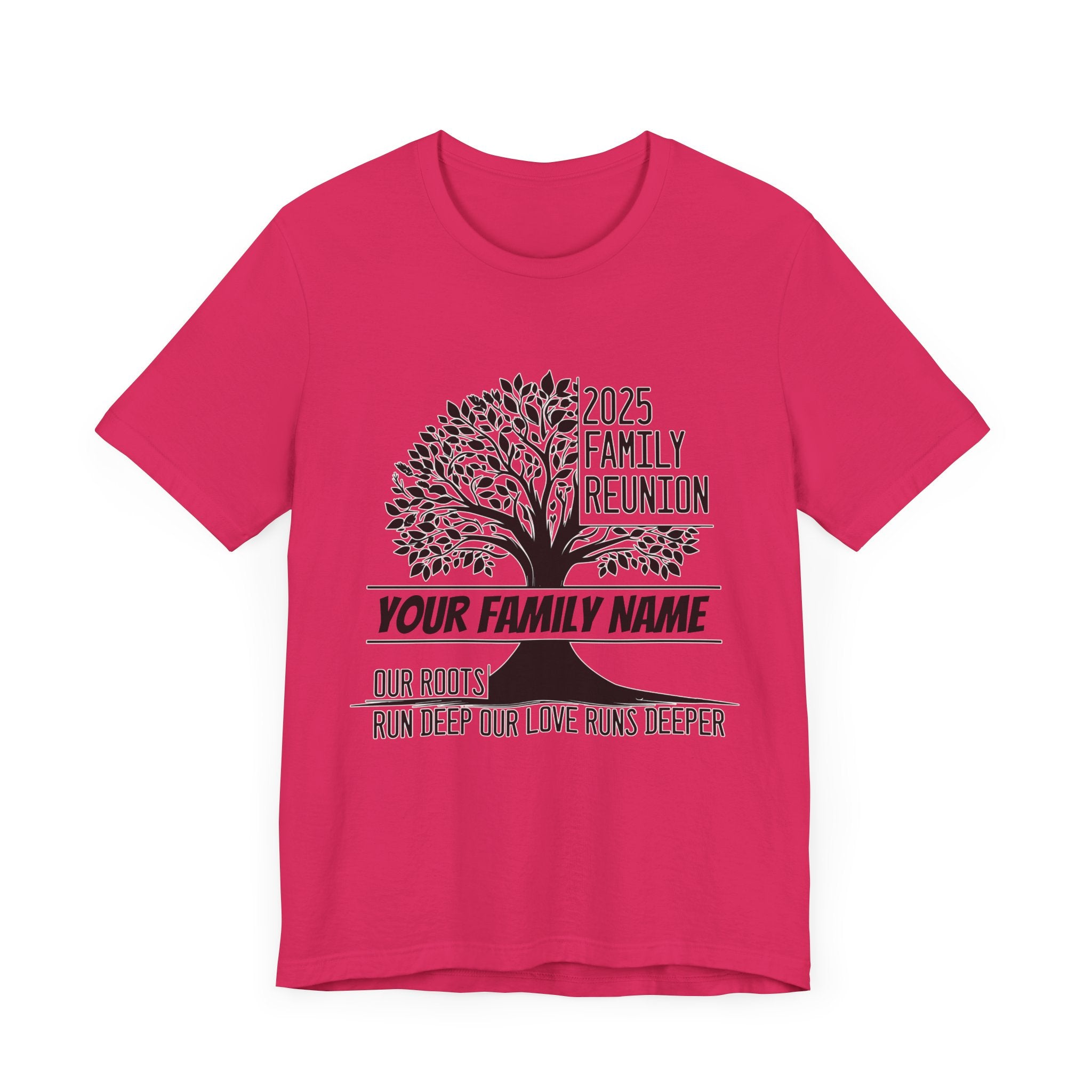 Family Reunion T-Shirt, Family Event Tee, 2025 Reunion Apparel, Unity Shirt, Love & Roots Design, Gift for Family Gatherings