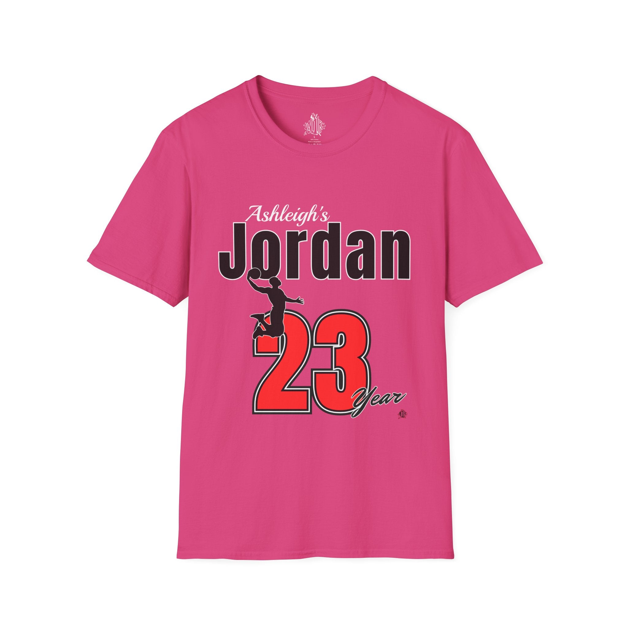 Jordan 23 Basketball Player Name T-Shirt — Personalized Jordan 23' Sport Tee