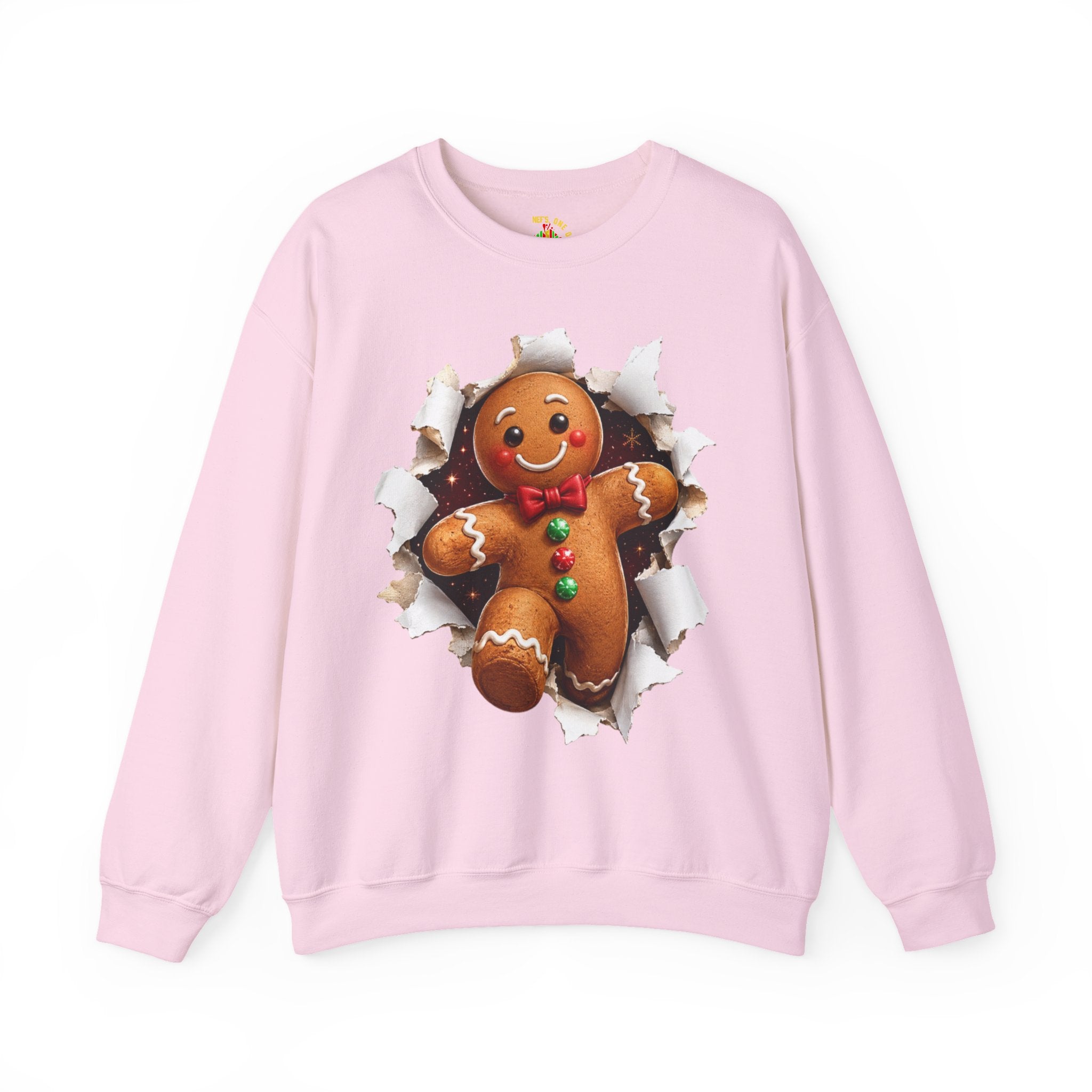 Gingerbread Man Christmas Crewneck Sweatshirt
