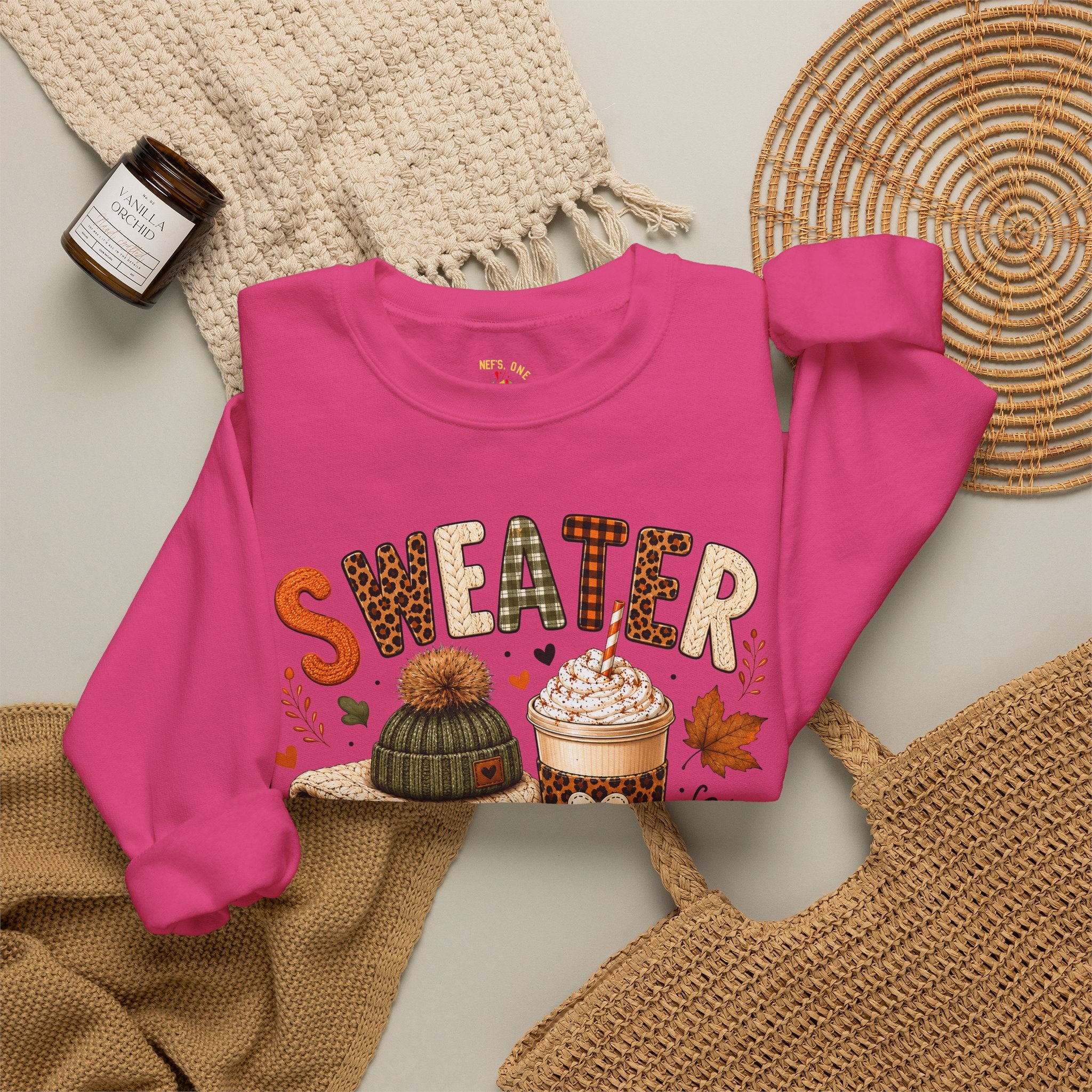 Sweater Weather Autumn Crewneck Sweatshirt
