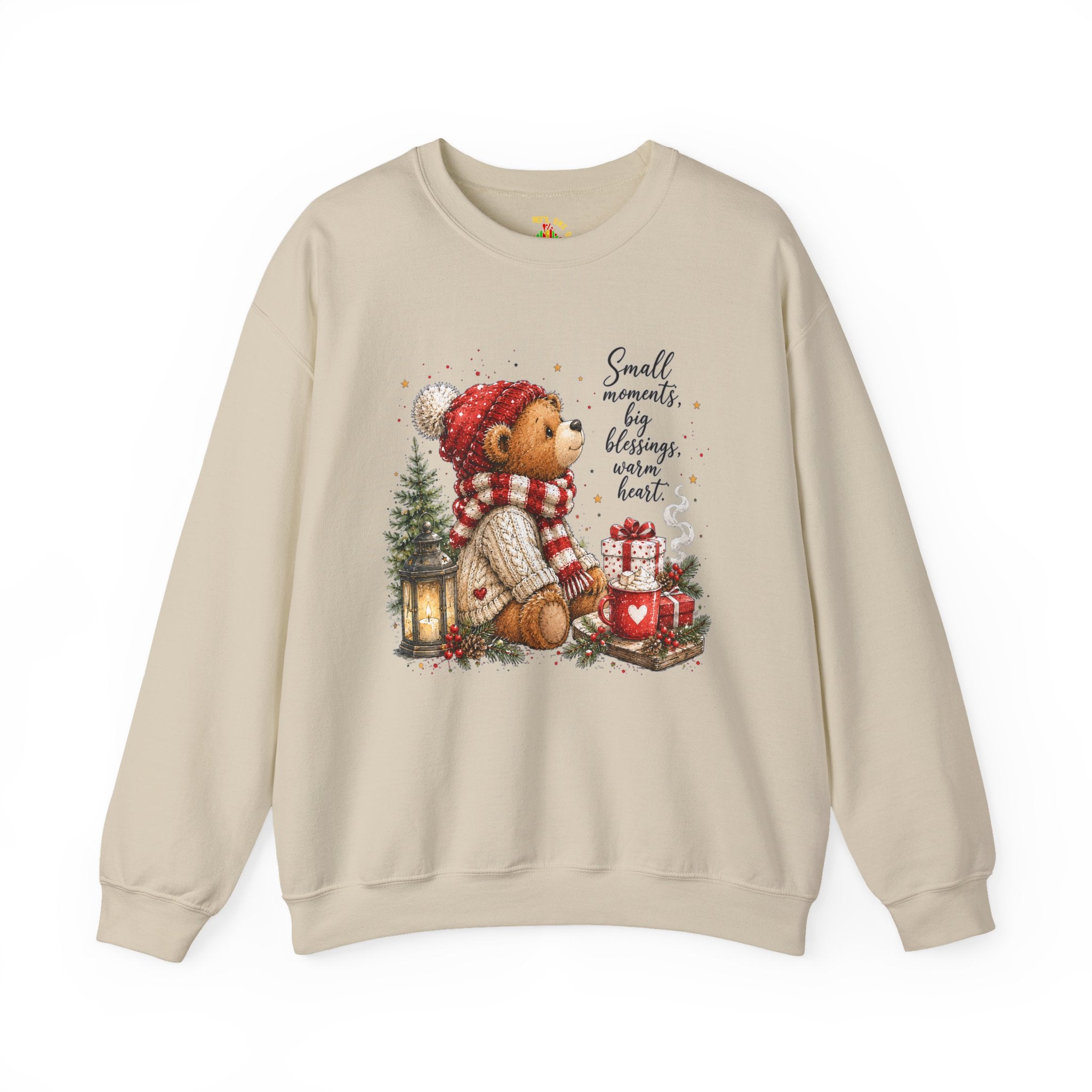 Christmas Bear Crewneck Sweatshirt – Cozy Holiday Teddy Bear Design