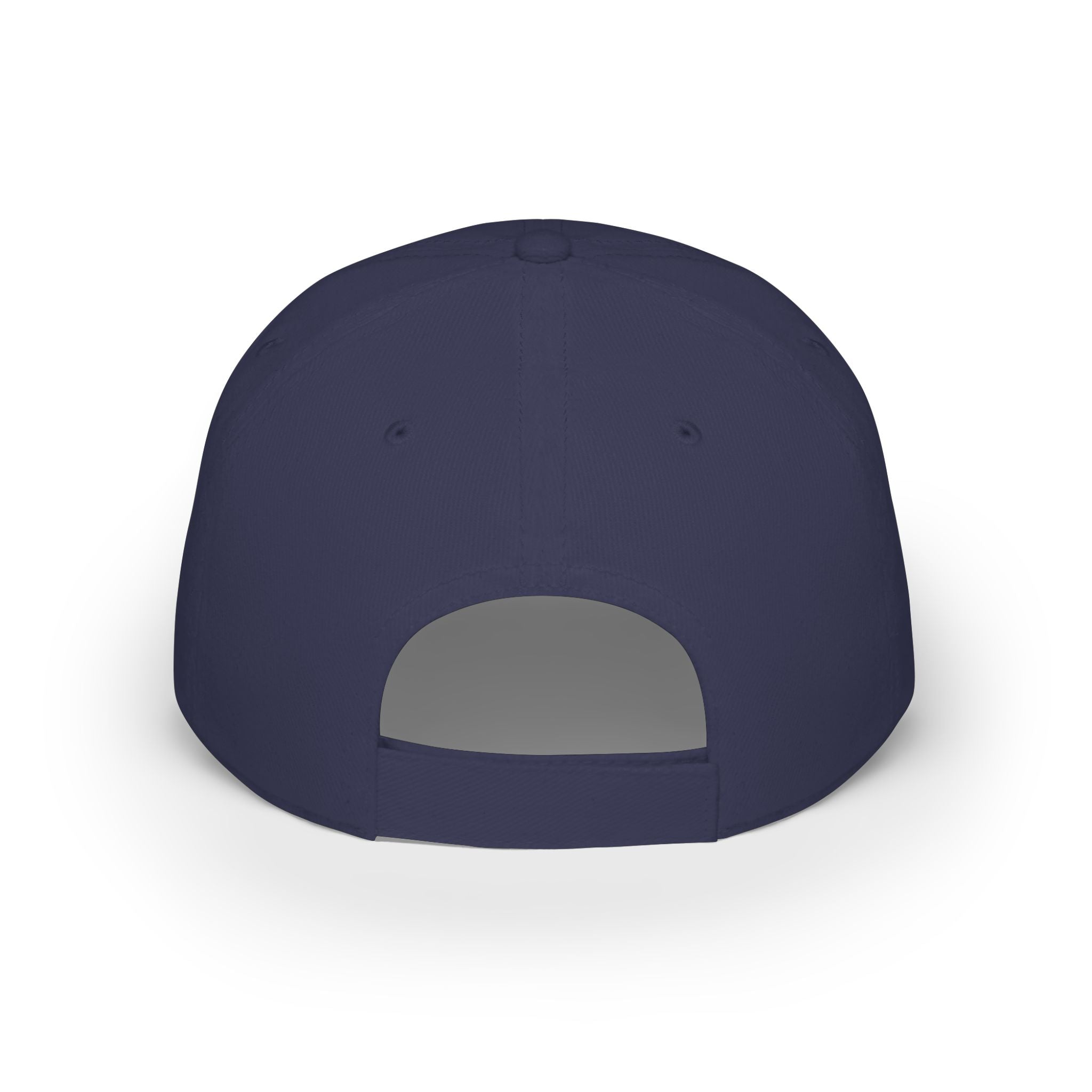 Custom Logo Low Profile Baseball Cap — Retro Splash Embroidered Logo