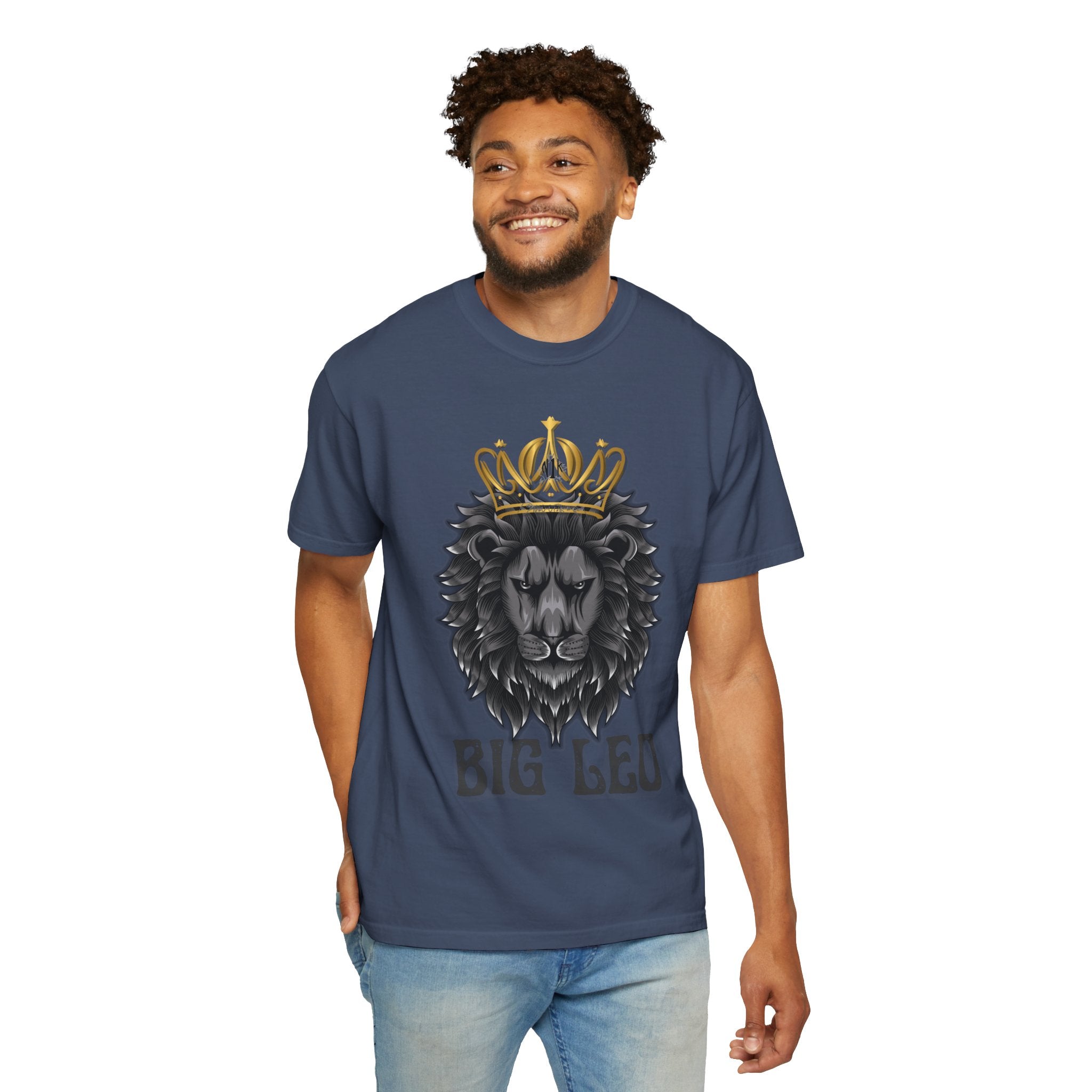 Big Leo Lion Graphic T-Shirt, Unisex Tee, Animal Lover Gift, Birthday Shirt, Astrology Apparel, Comfortable Everyday Wear