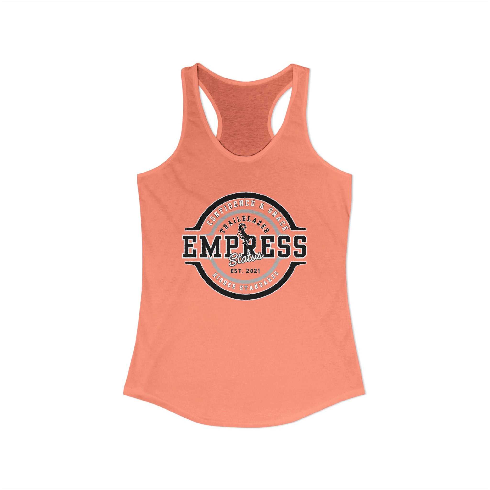 Empress Status Racerback Tank, Women's Fitness Shirt, Gift for Her, CaTank TopEmpress Status Racerback Tank