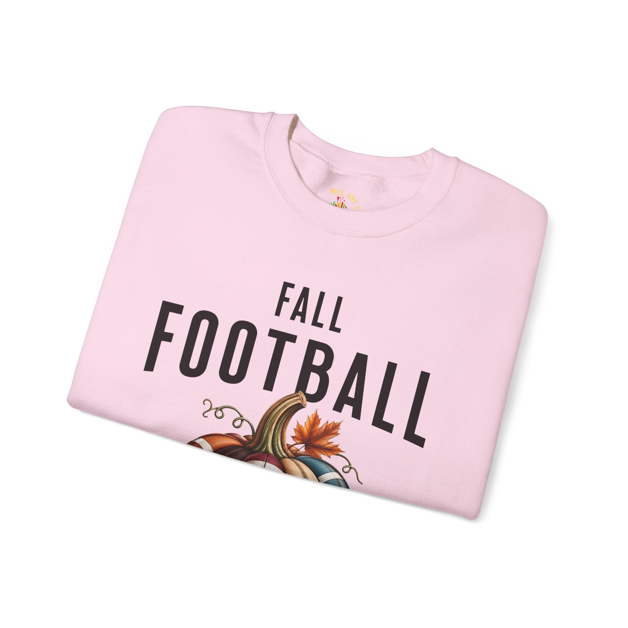 Fall Football Pumpkin Season Crewneck Sweatshirt