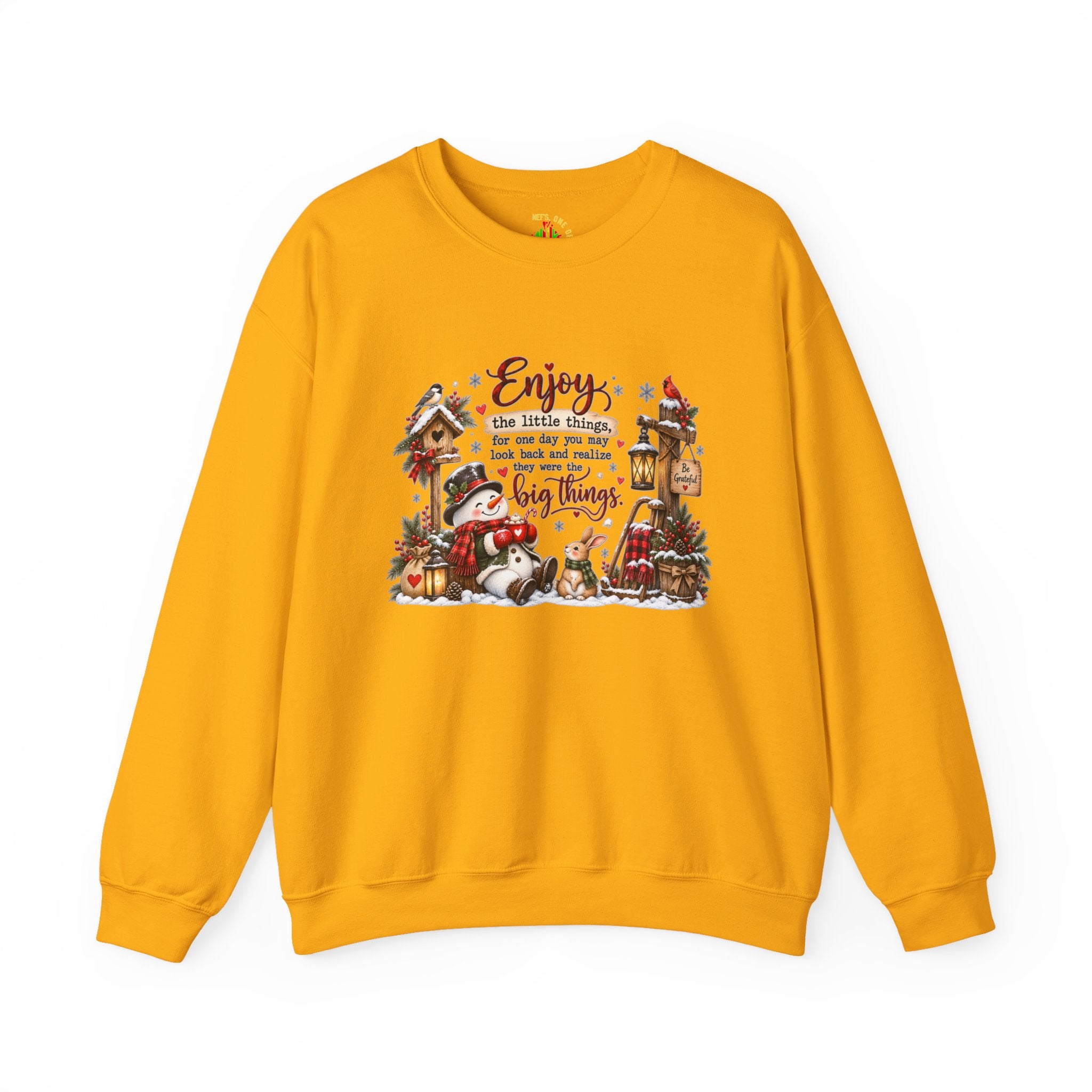 Enjoy the Little Things Christmas Crewneck Sweatshirt