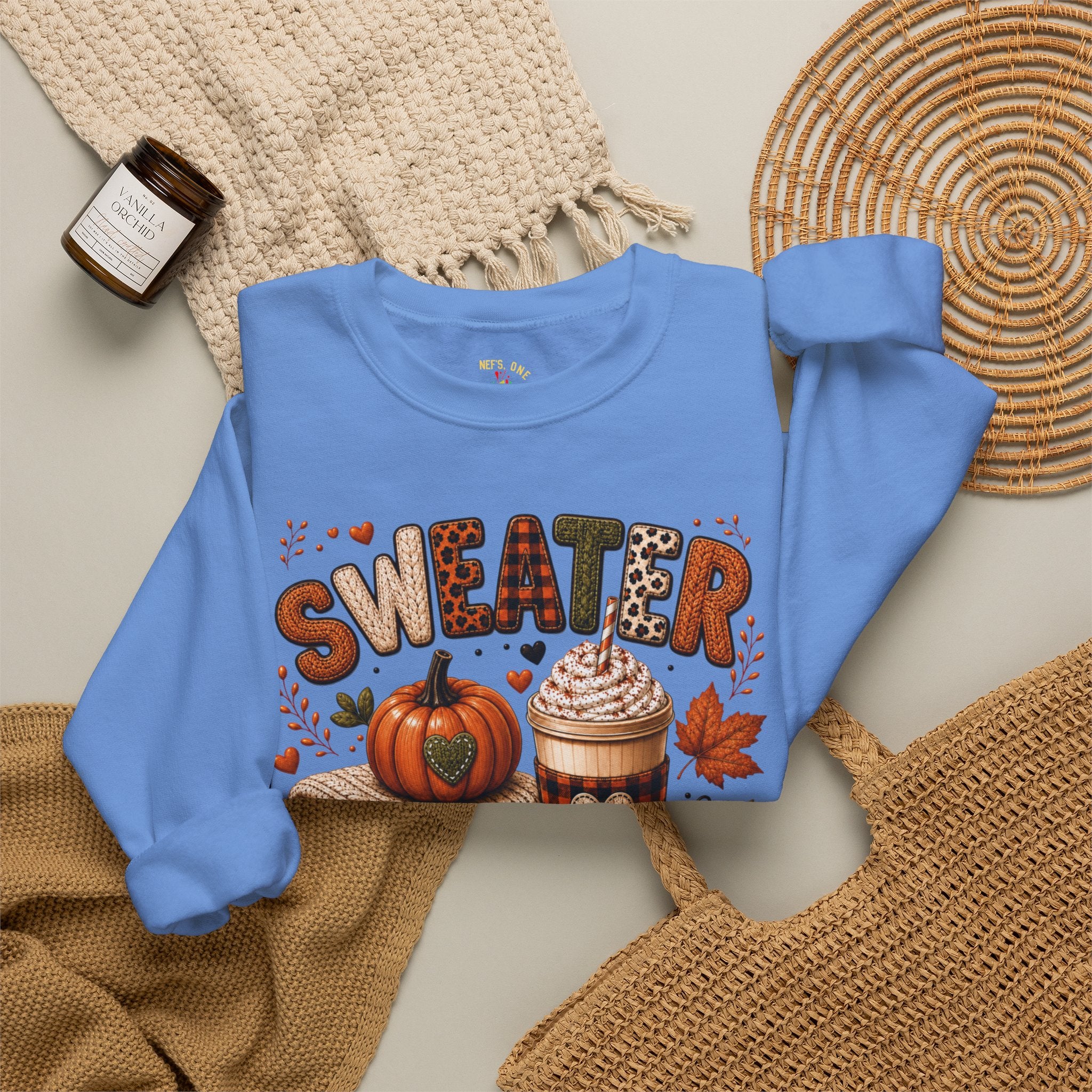 Sweater Weather Autumn Crewneck Sweatshirt