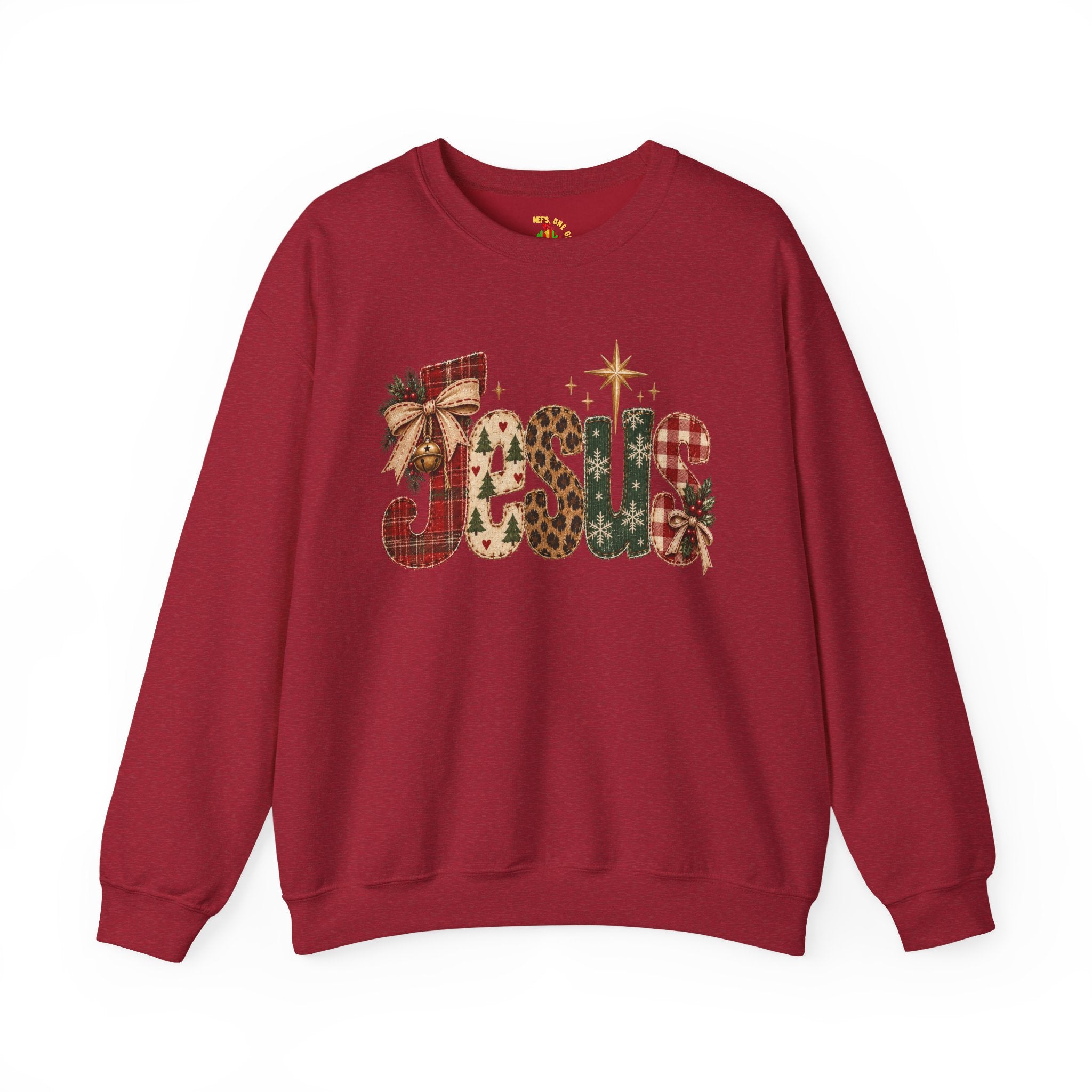 Festive Christmas Reindeer Crewneck Sweatshirt