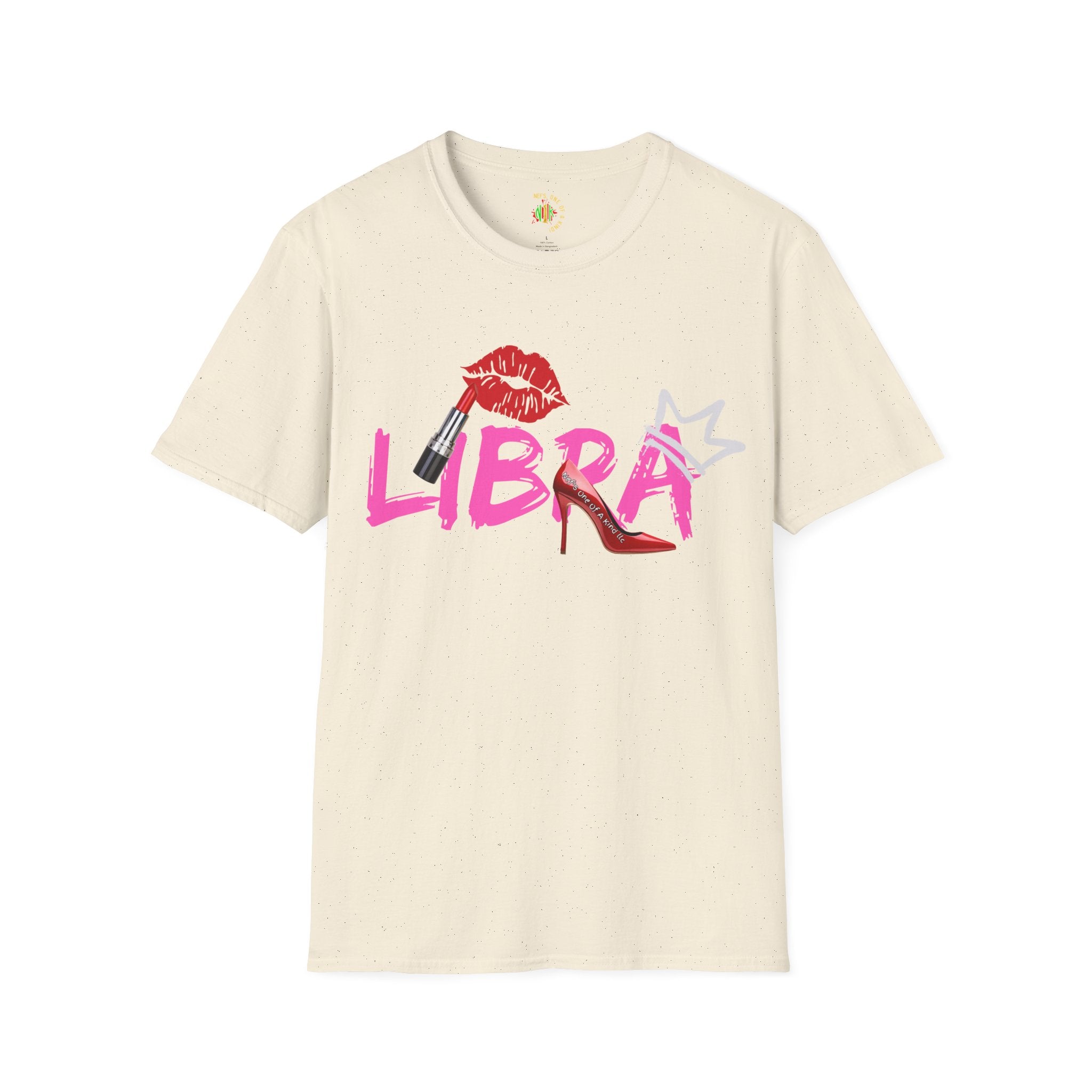 Libra Lipstick Tee — Zodiac Libra Graphic T-Shirt