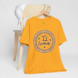 Gemini Zodiac Tee: Stylish Astrology Shirt for Astronomy Lovers, Birthday Gift, Unisex Tee, Horoscope Apparel, Casual Wear