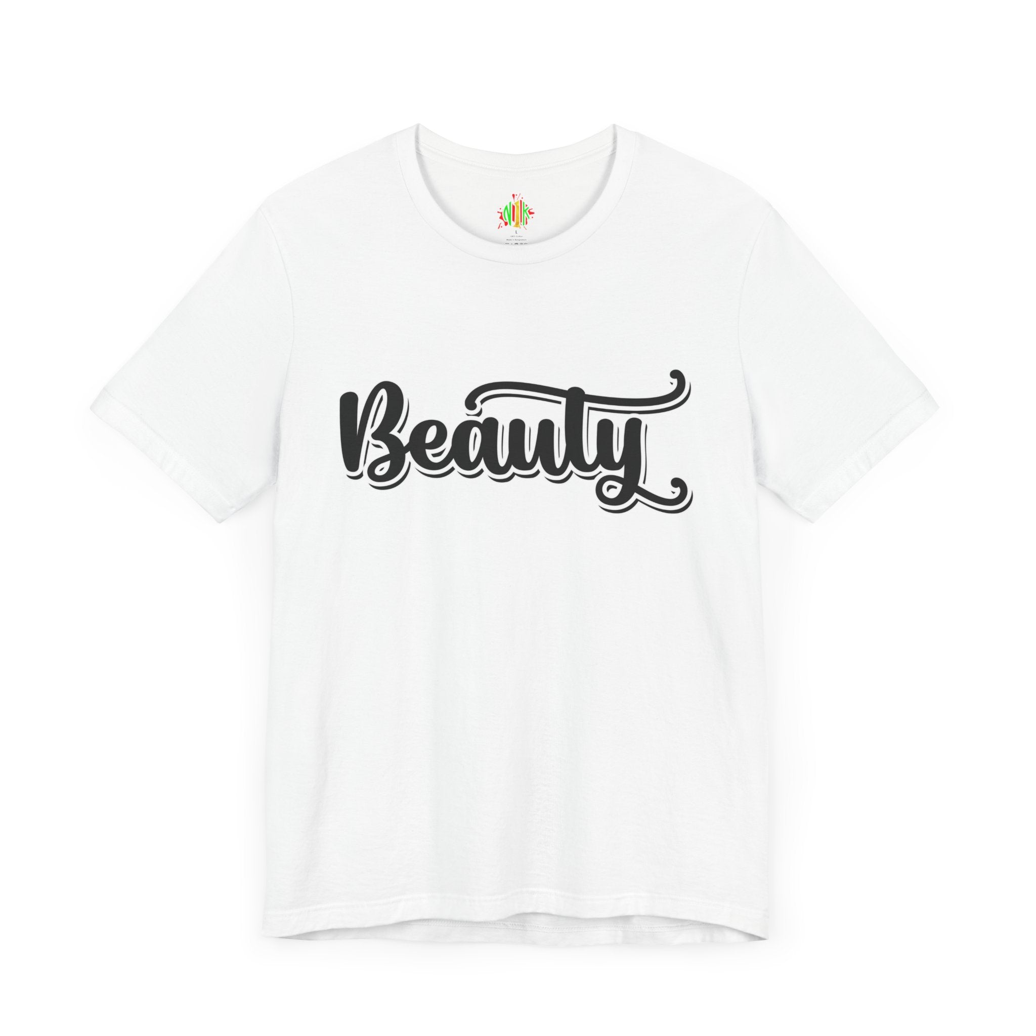Beauty with the Beast Valentine Casual, Soft Unisex Jersey Short Sleeve Tee