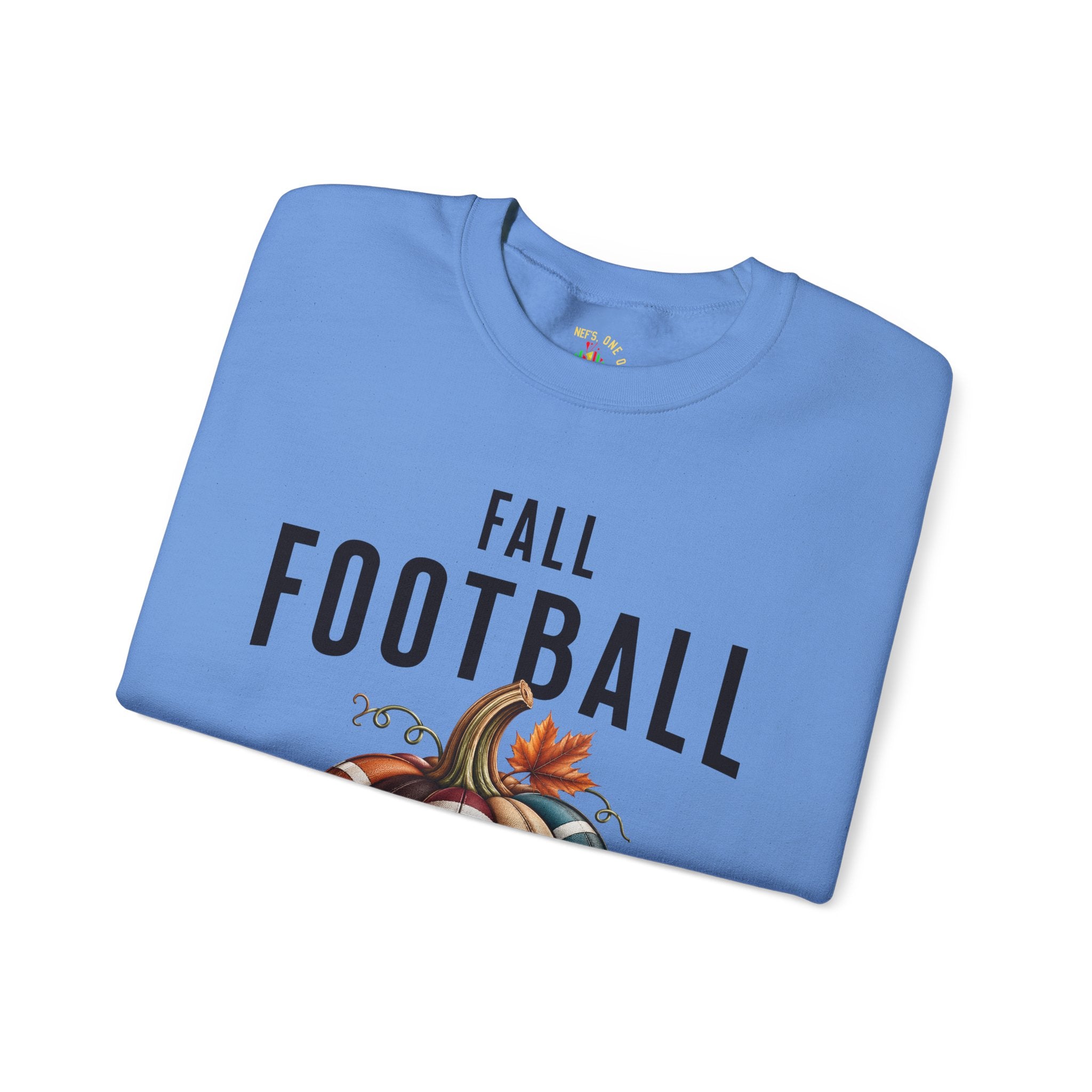 Fall Football Pumpkin Season Crewneck Sweatshirt