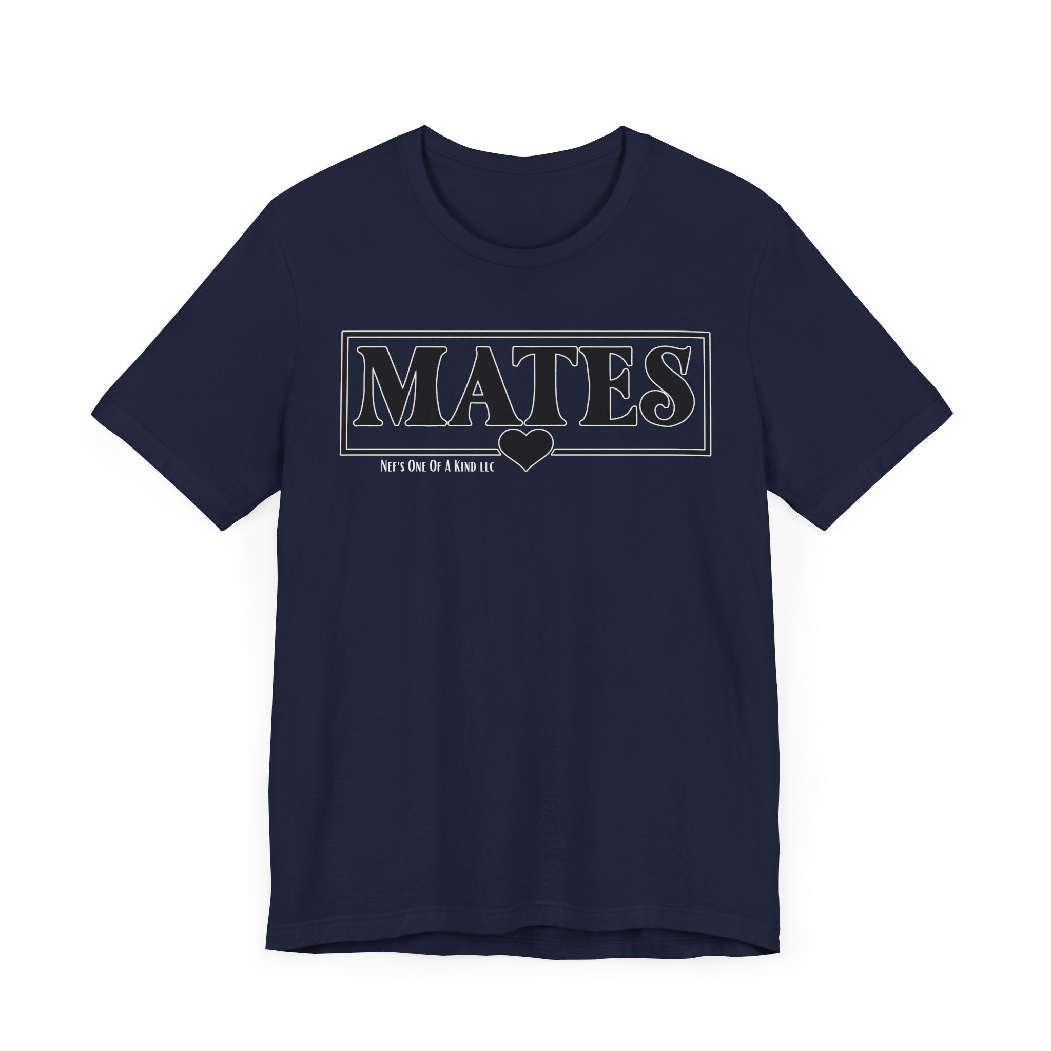 Mates with Soul Valentine Casual Soft Unisex Jersey Crew Neck Short Sleeve Tee