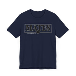 Mates with Soul Valentine Casual Soft Unisex Jersey Crew Neck Short Sleeve Tee