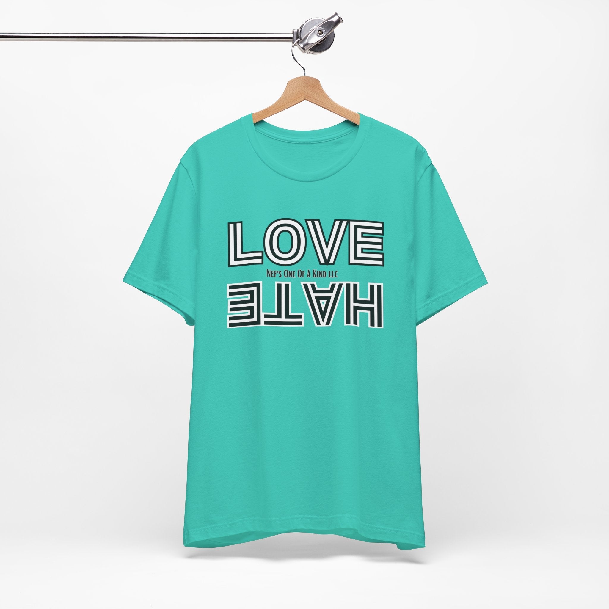 Love / Hate Short Unisex Sleeve Tea