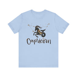 Capricorn Unisex Casual classic unisex jersey short sleeve tee