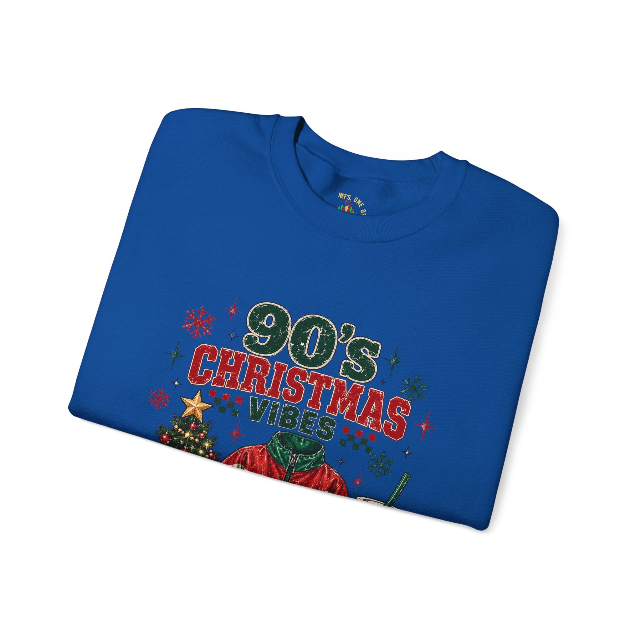 90s Christmas Vibes Crewneck Sweatshirt