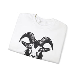 Goat Unisex Casual Crewneck Sweatshirt