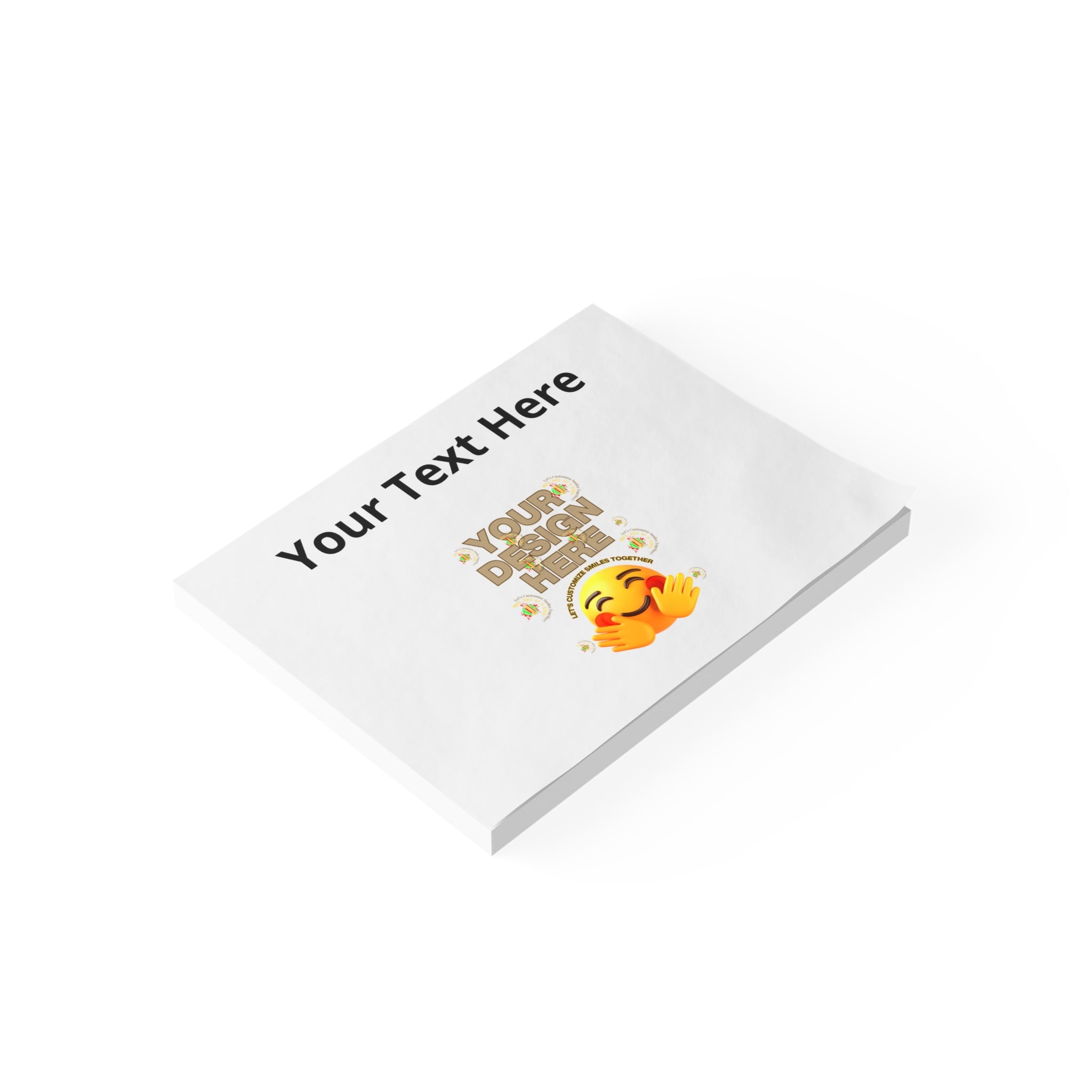 Custom Post-it Note Pad — Personalized Text & Design Sticky Notes
