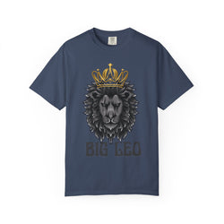 Big Leo Lion Graphic T-Shirt, Unisex Tee, Animal Lover Gift, Birthday Shirt, Astrology Apparel, Comfortable Everyday Wear