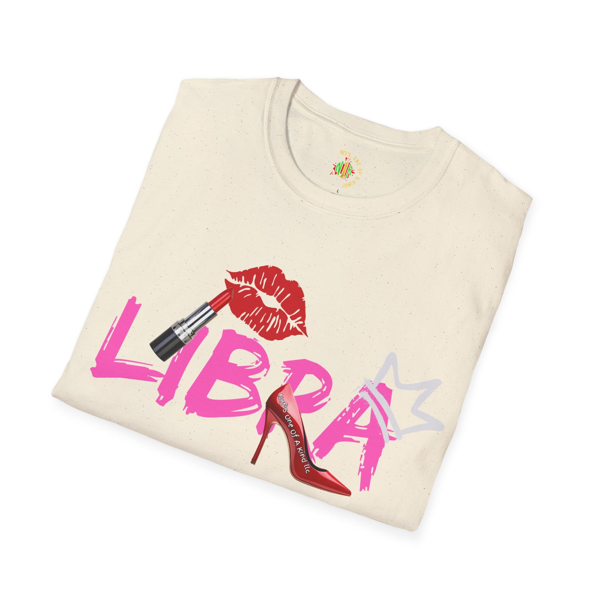 Libra Lipstick Tee — Zodiac Libra Graphic T-Shirt