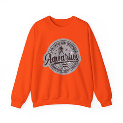Aquarius Zodiac Unisex Casual Crewneck Sweatshirt