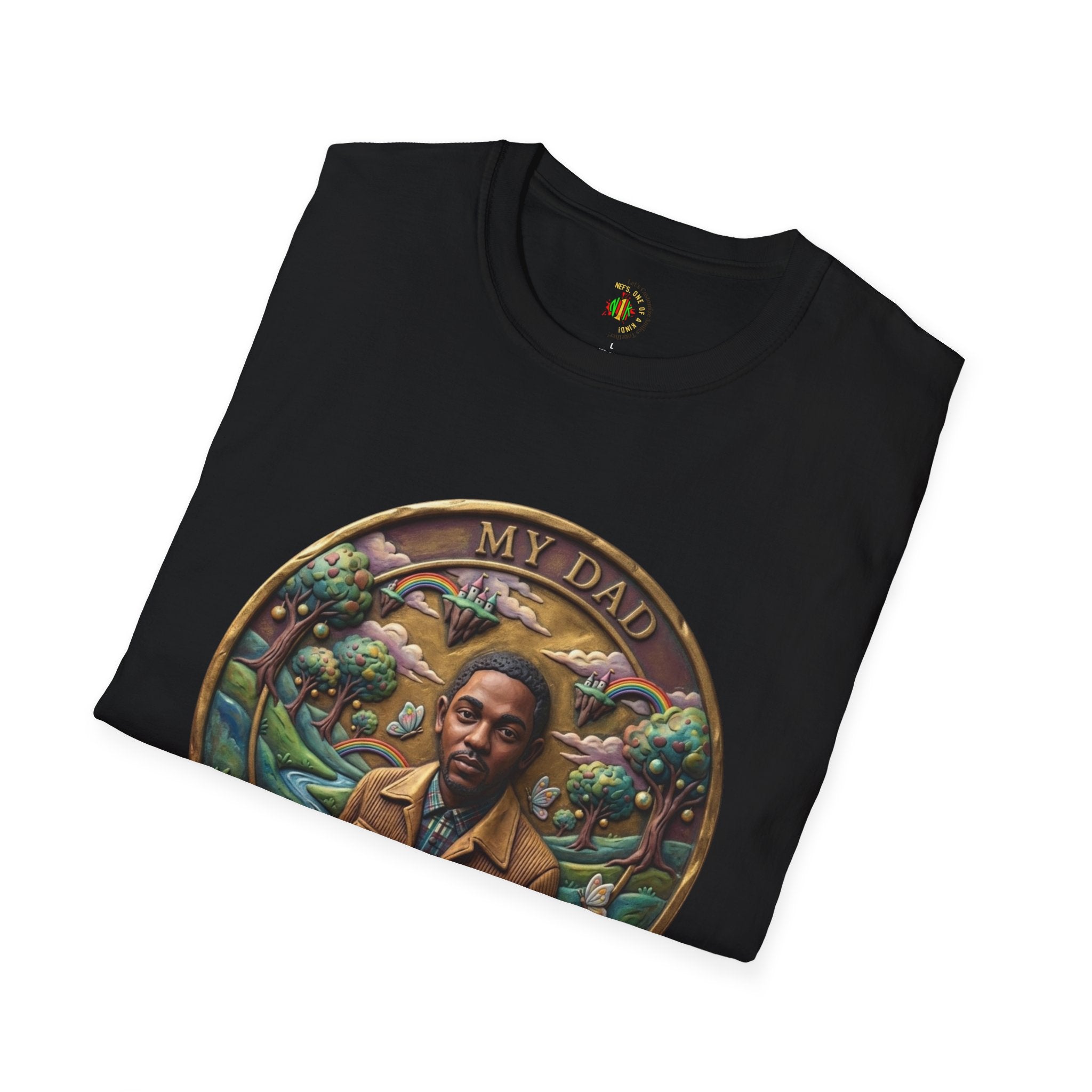 Todd Another Customized My Dad Portrait Coin Tee Graphic T-Shirt