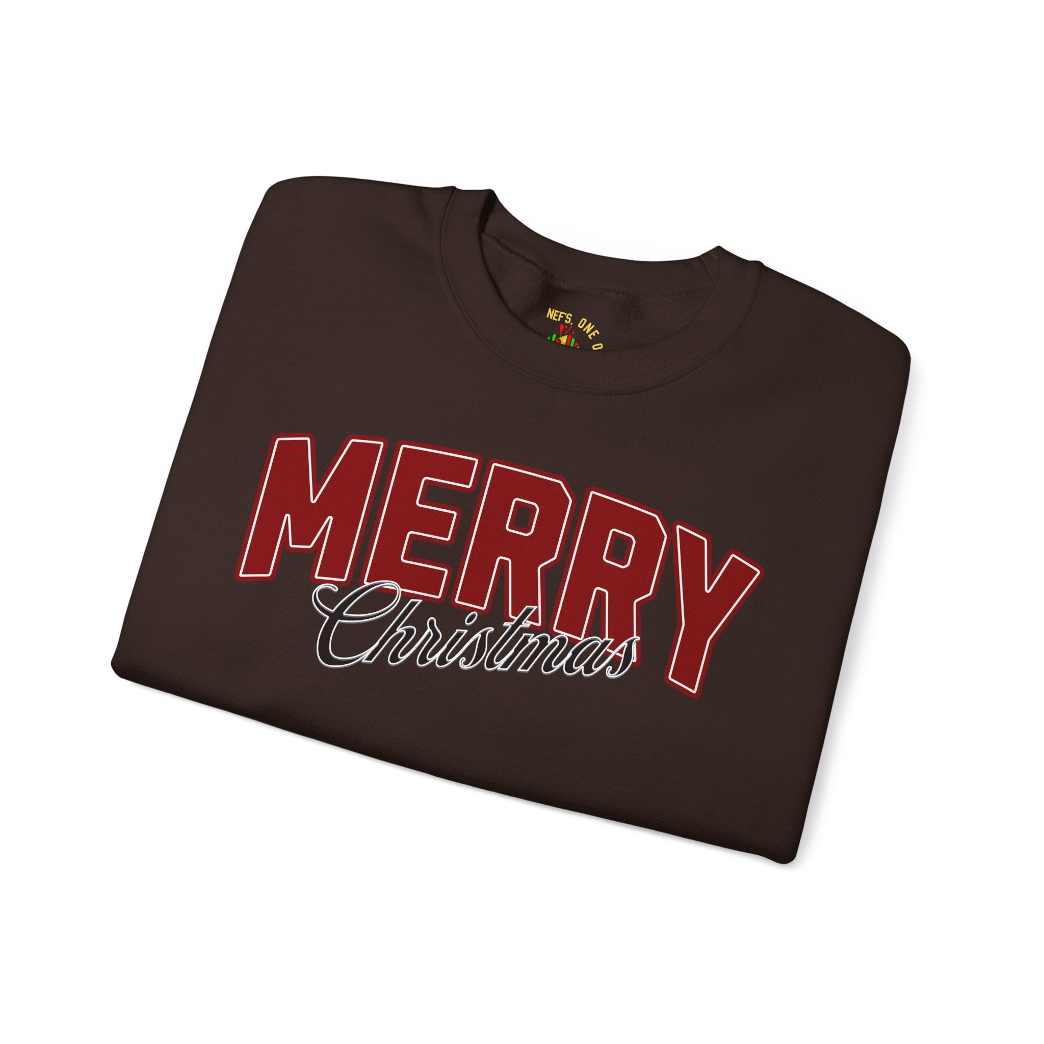 Merry Christmas Holiday Crewneck Sweatshirt