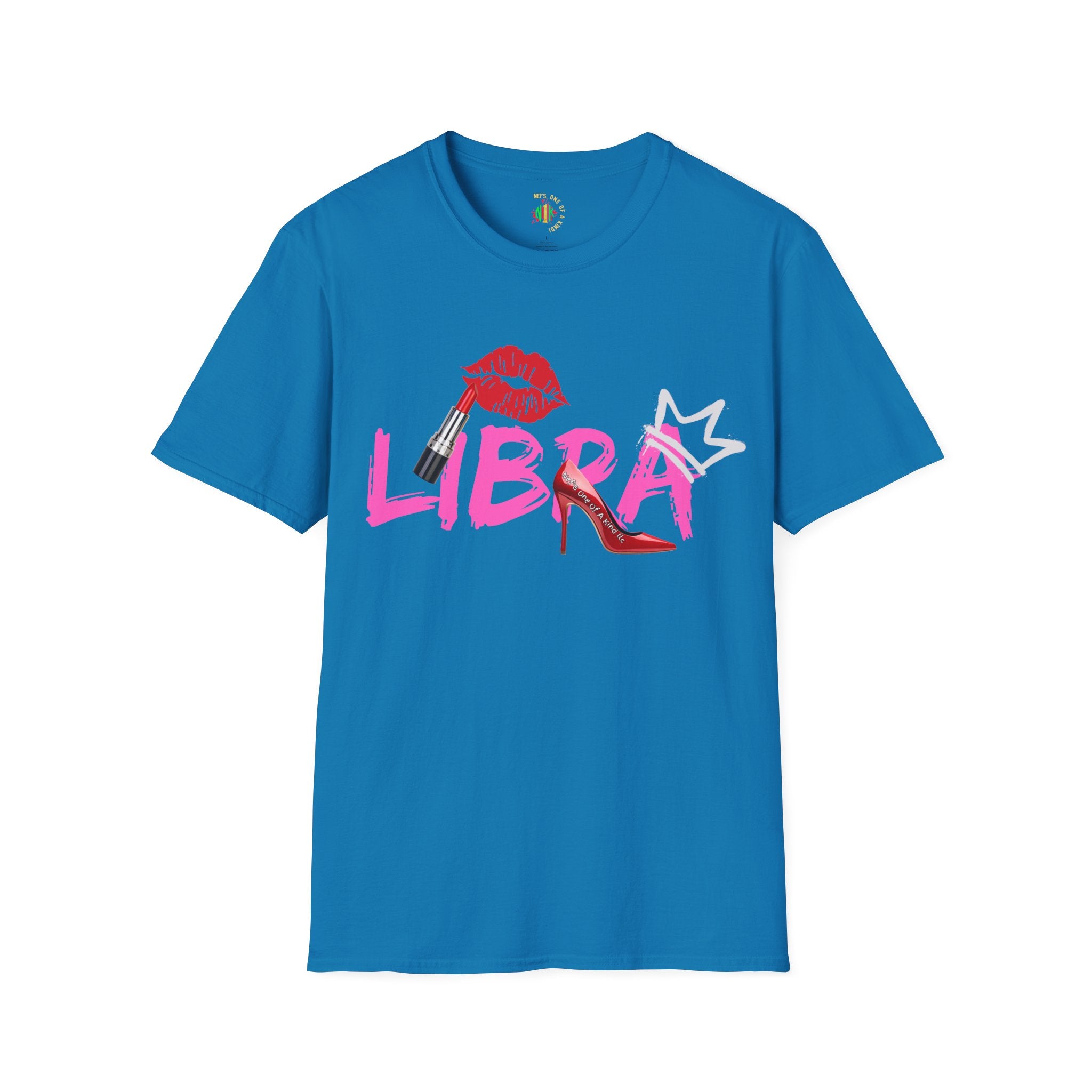 Libra Lipstick Tee — Zodiac Libra Graphic T-Shirt