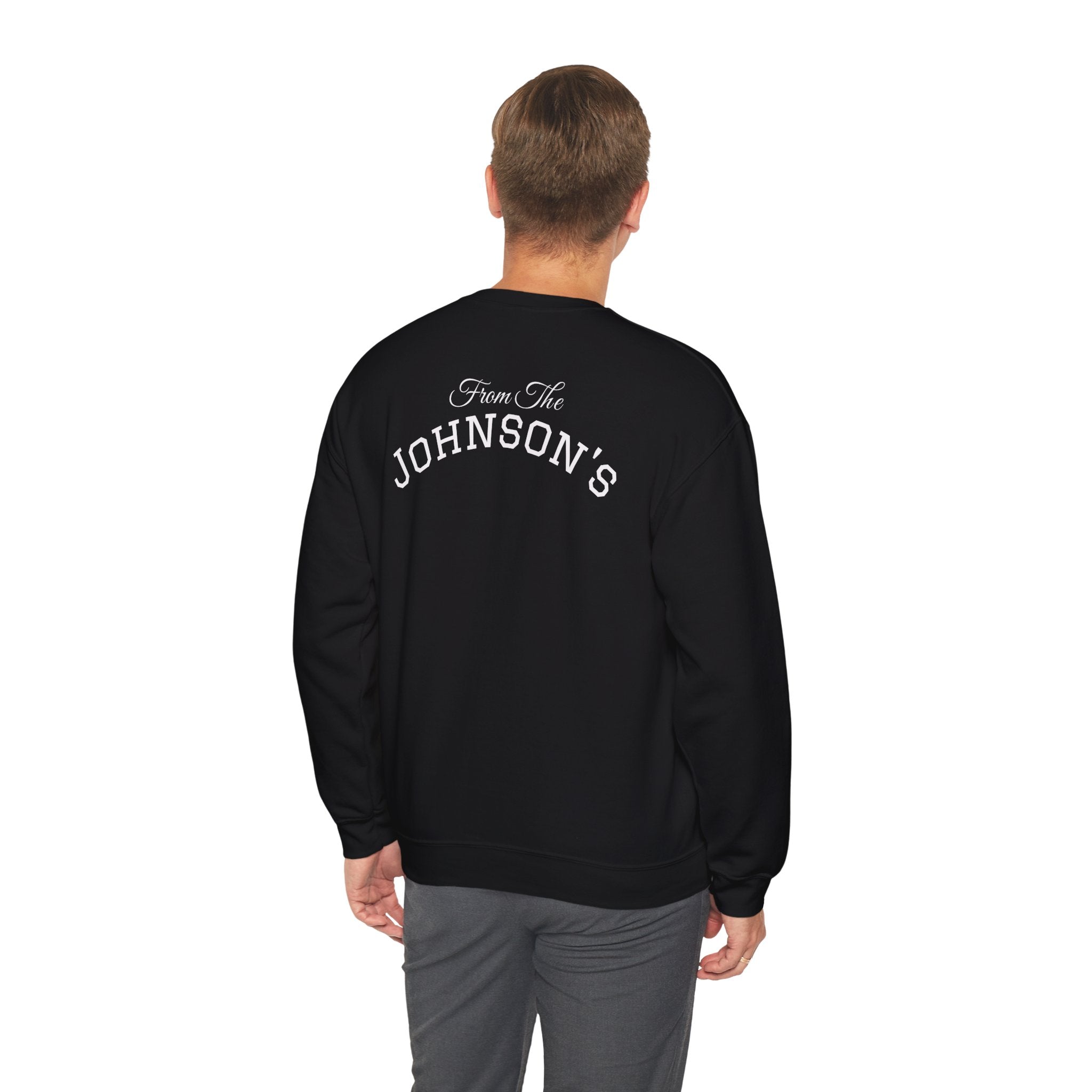 Merry Christmas Personalized Family Name Sweatshirt