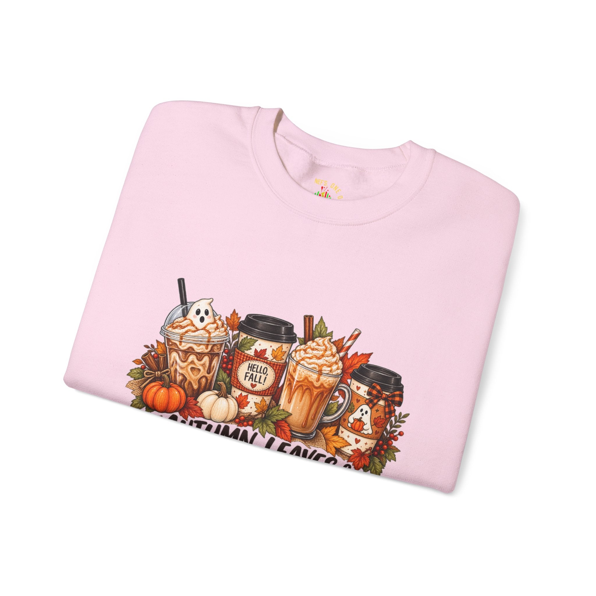 Autumn Leaves & Coffee Please Sweatshirt