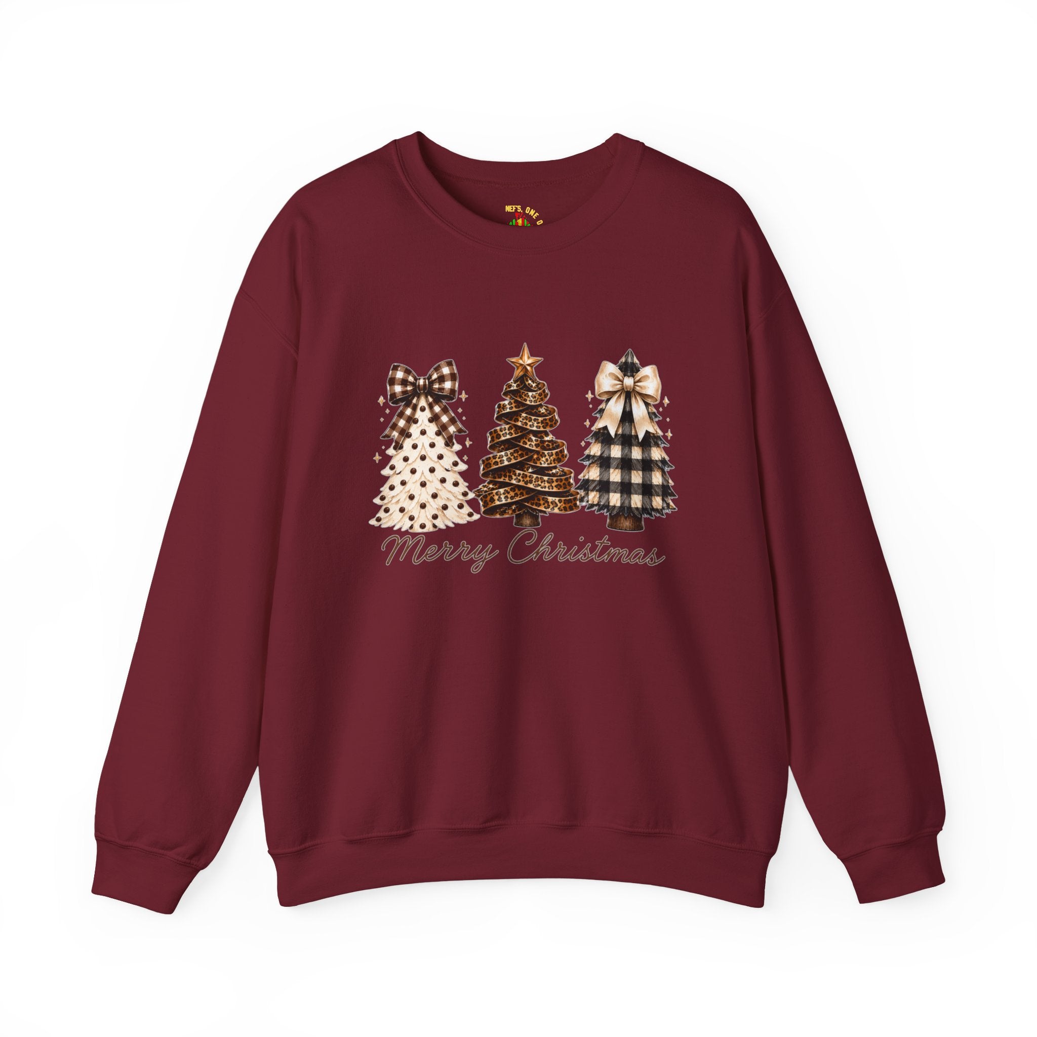 Merry Christmas Christmas Tree Crewneck Sweatshirt