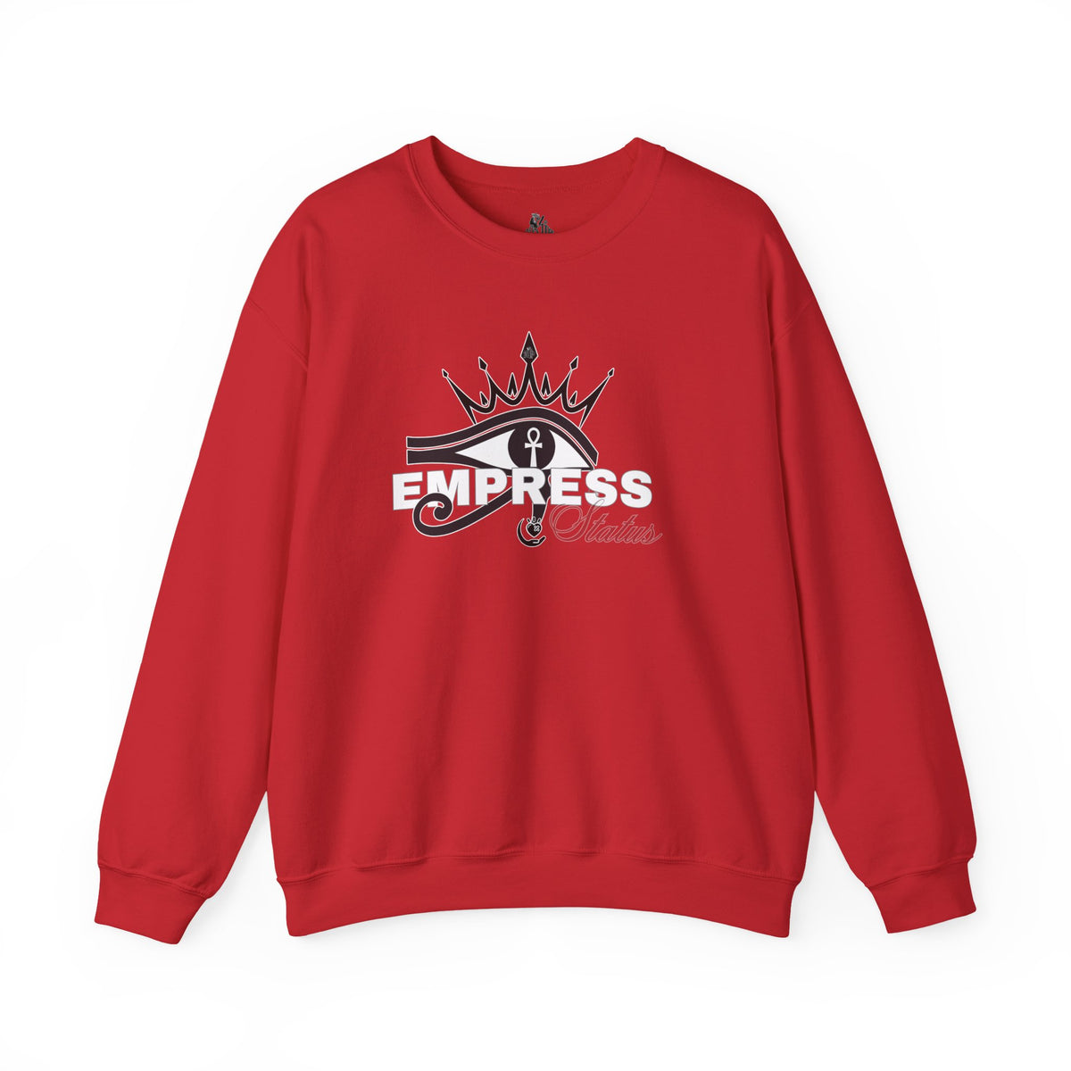 Eye of Horus Crown Empress Sweatshirt — Egyptian Protective Symbol Tee