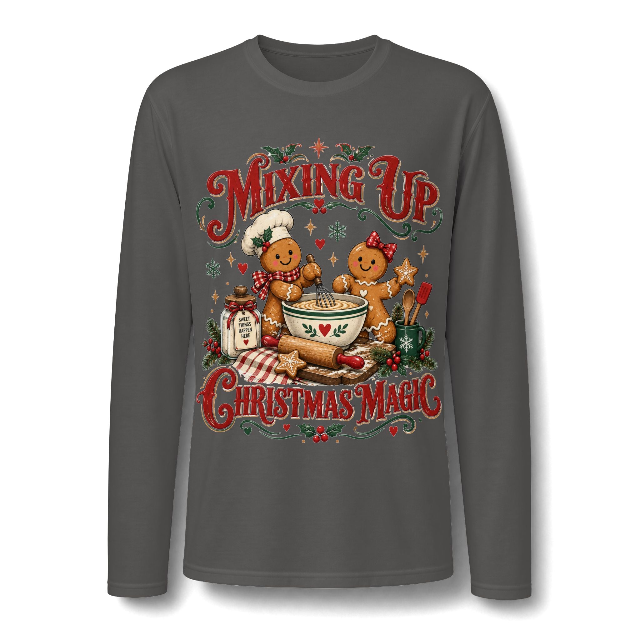Mixing Up Ginger Bread Hot Chocolate Christmas
