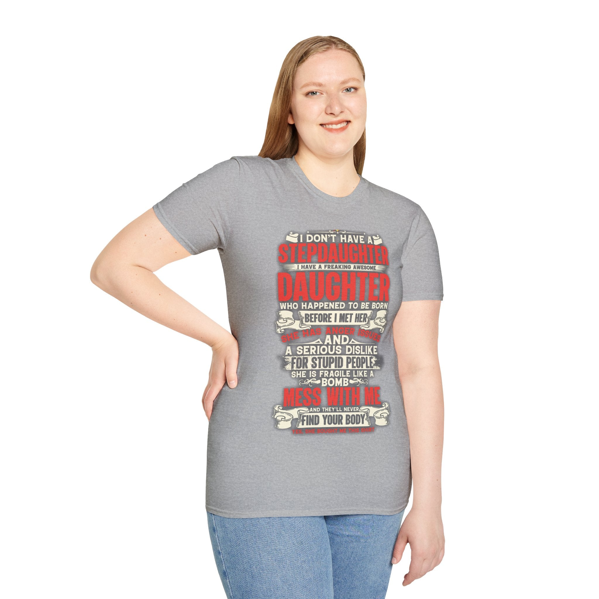 The love of a stepdaughter from a Stepfather Short Sleeve Tee