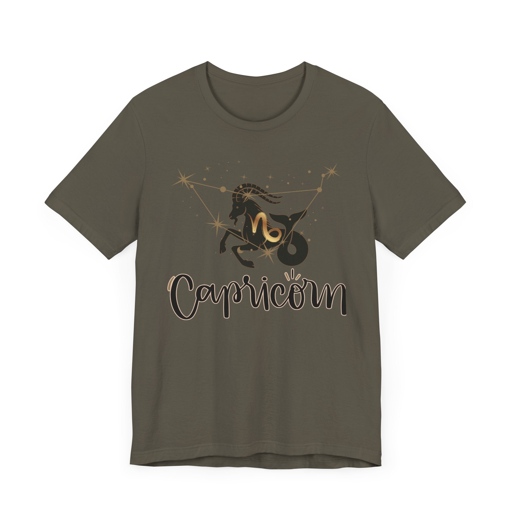 Capricorn Unisex Casual classic unisex jersey short sleeve tee
