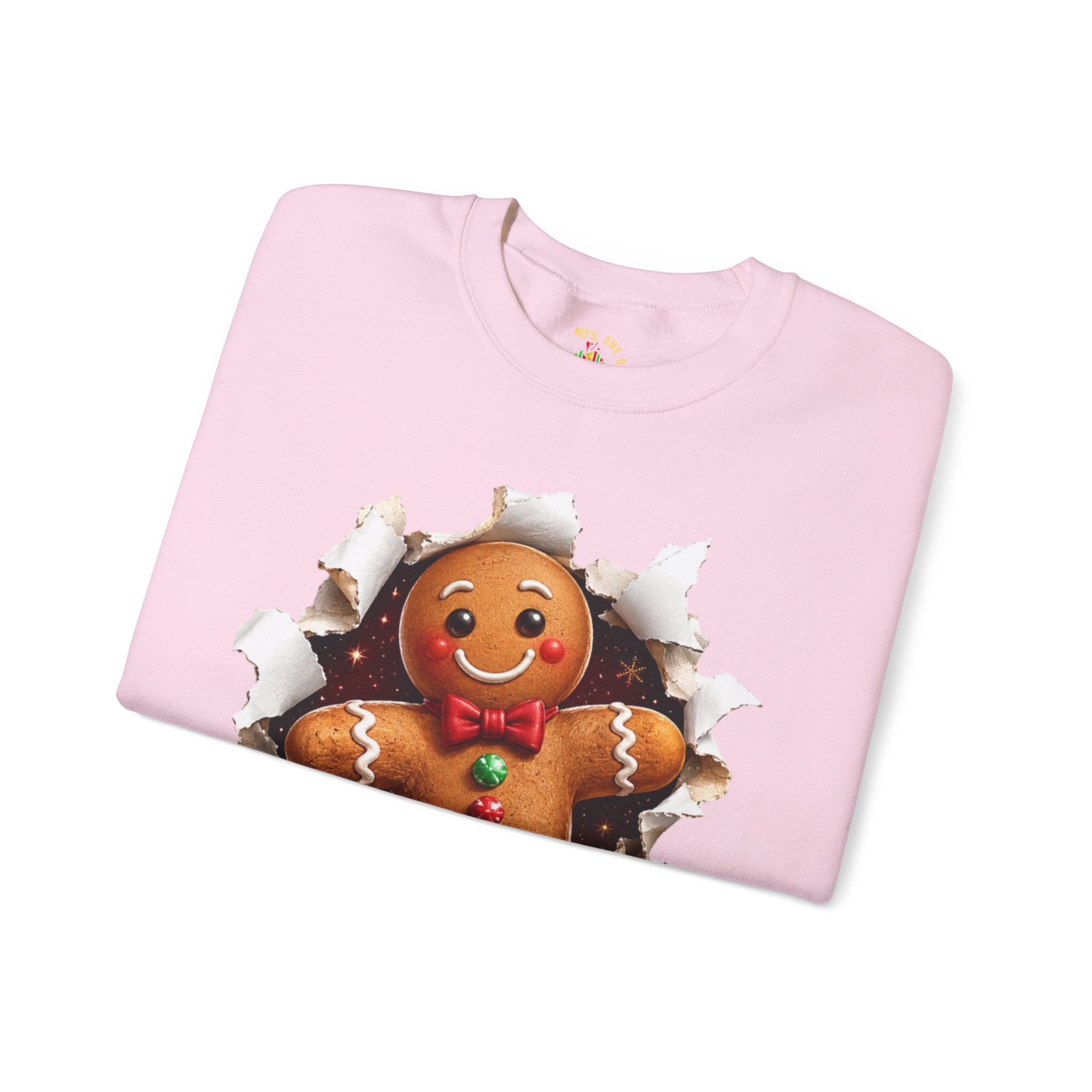 Gingerbread Man Christmas Crewneck Sweatshirt