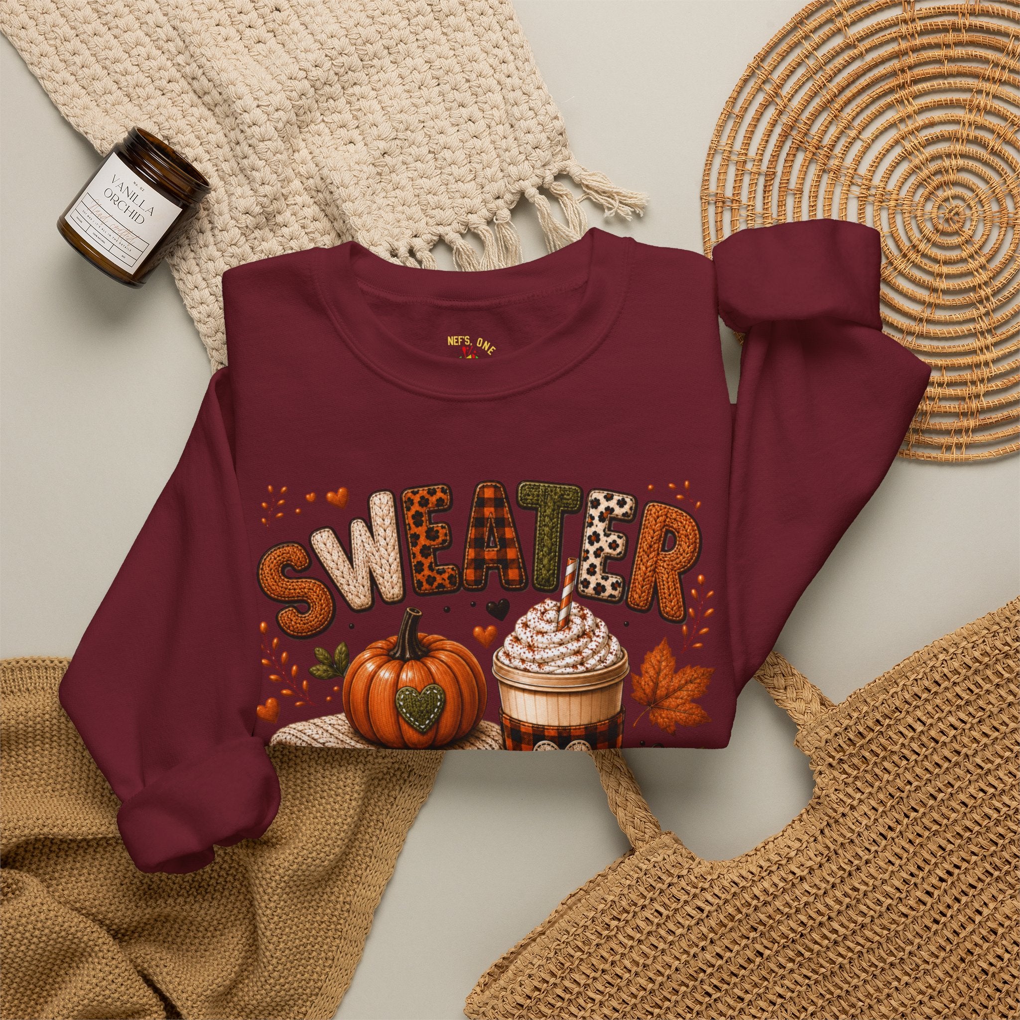 Sweater Weather Autumn Crewneck Sweatshirt