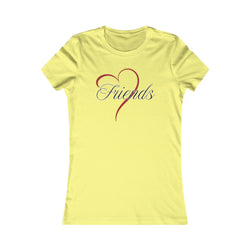 Friends Heart Women's Tee - Cute Gift for Holidays, Birthday, Friendship, Casual Wear, Love Themed Top