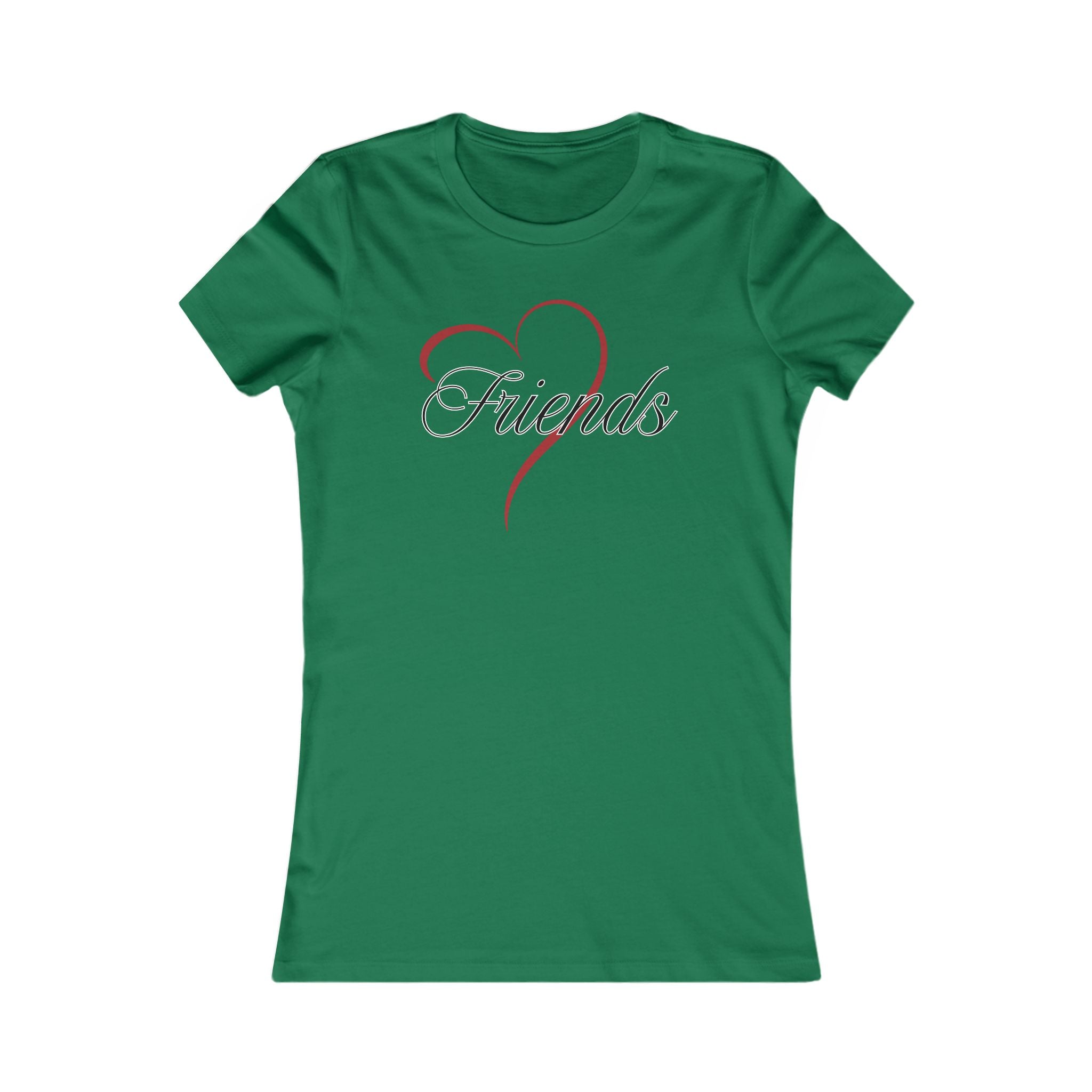 Friends Heart Women's Tee - Cute Gift for Holidays, Birthday, Friendship, Casual Wear, Love Themed Top