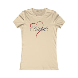 Friends Heart Women's Tee - Cute Gift for Holidays, Birthday, Friendship, Casual Wear, Love Themed Top