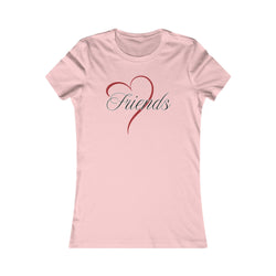 Friends Heart Women's Tee - Cute Gift for Holidays, Birthday, Friendship, Casual Wear, Love Themed Top